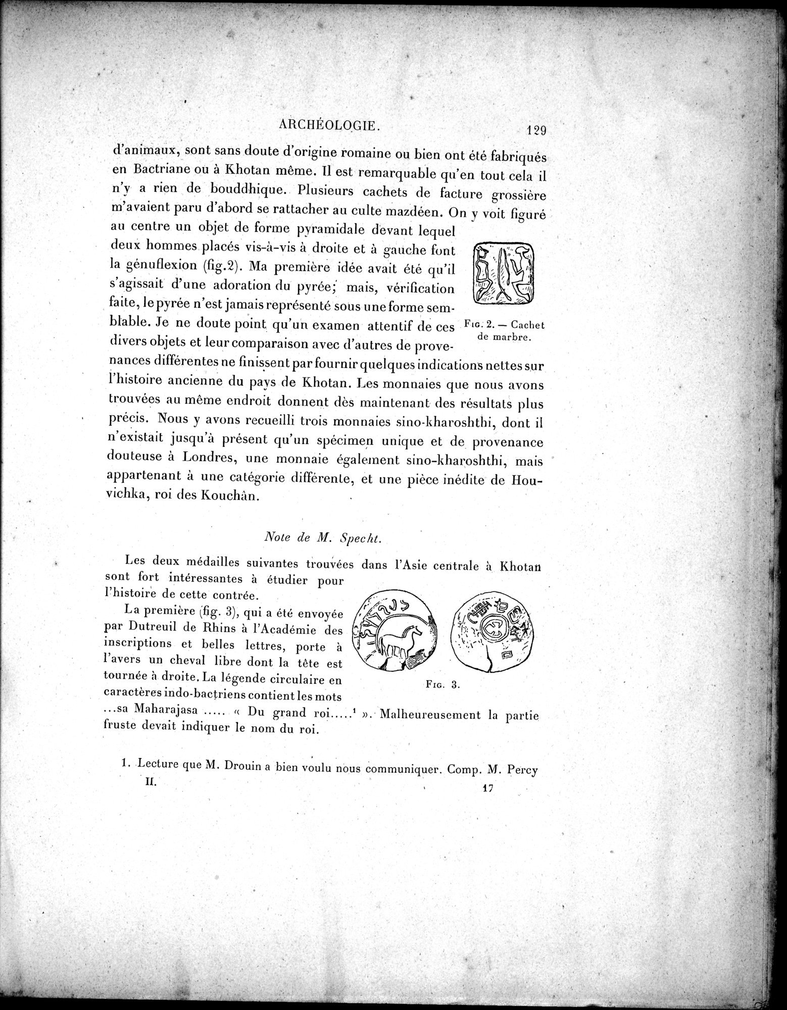 Mission Scientifique dans la Haute Asie 1890-1895 : vol.3 / Page 143 (Grayscale High Resolution Image)