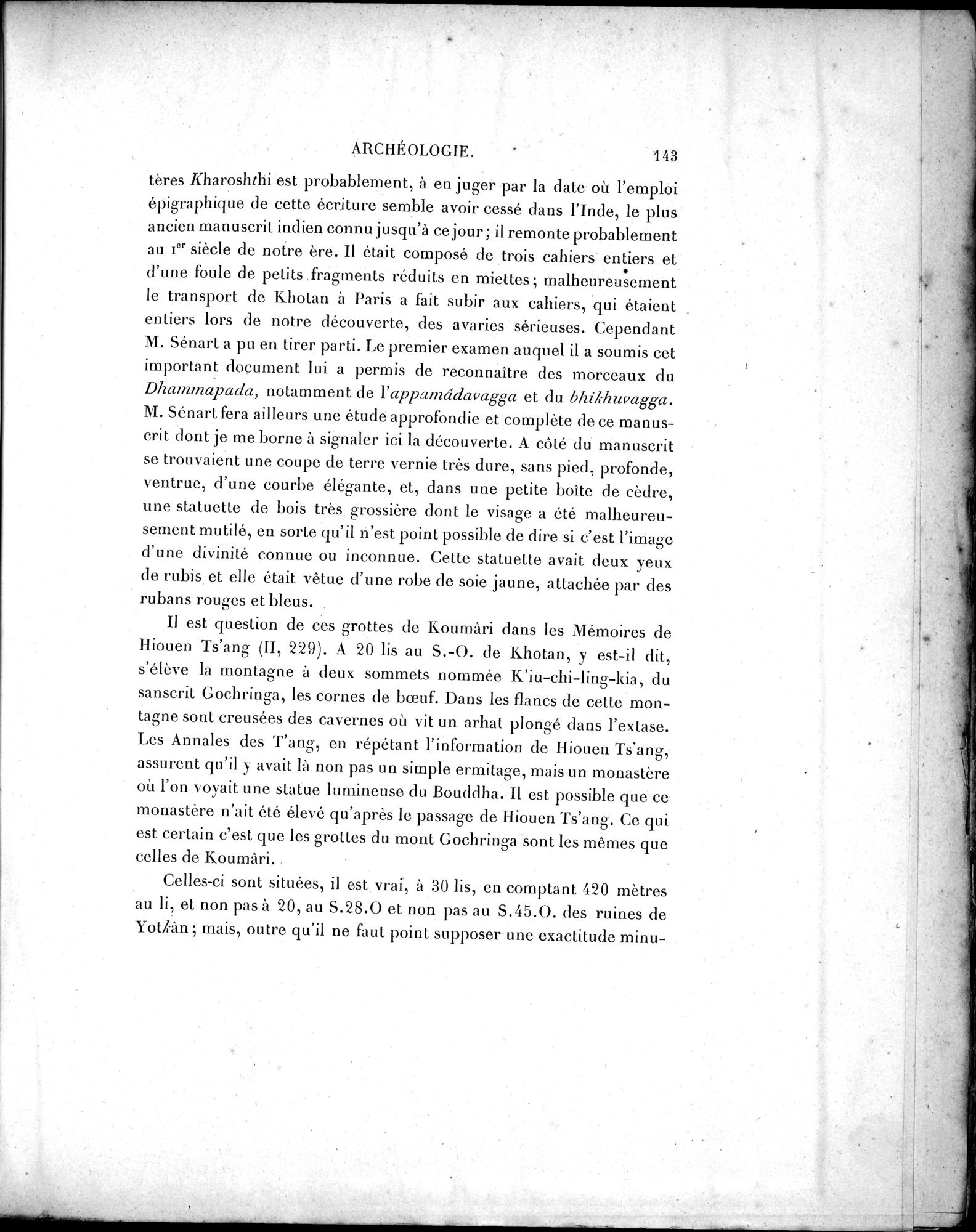 Mission Scientifique dans la Haute Asie 1890-1895 : vol.3 / 159 ページ（白黒高解像度画像）