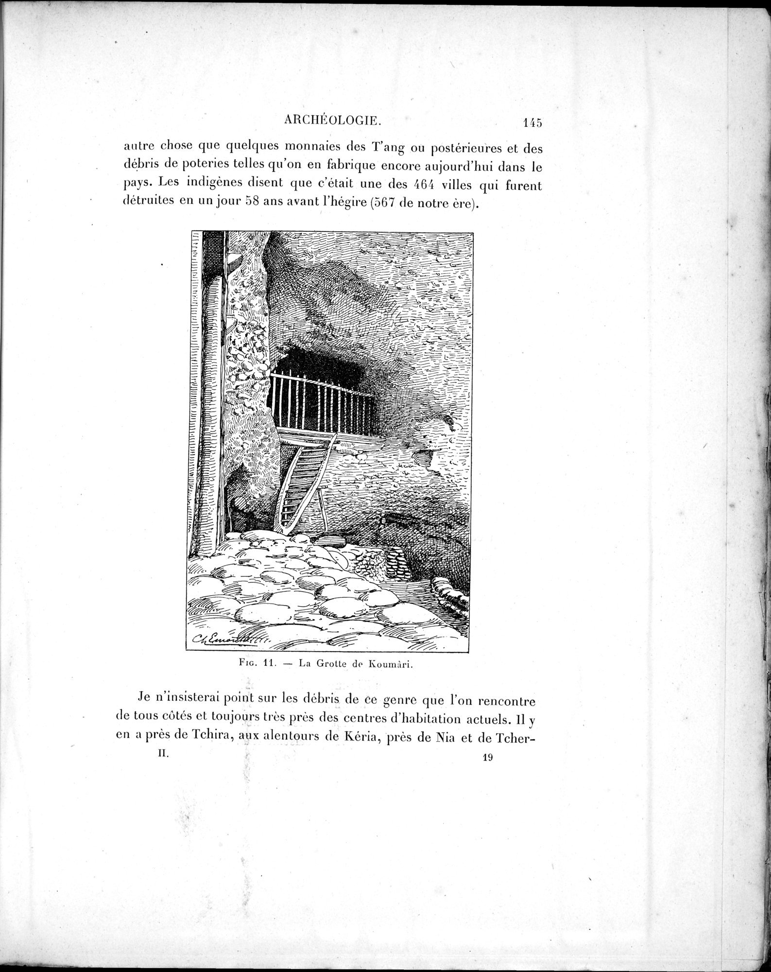 Mission Scientifique dans la Haute Asie 1890-1895 : vol.3 / 161 ページ（白黒高解像度画像）