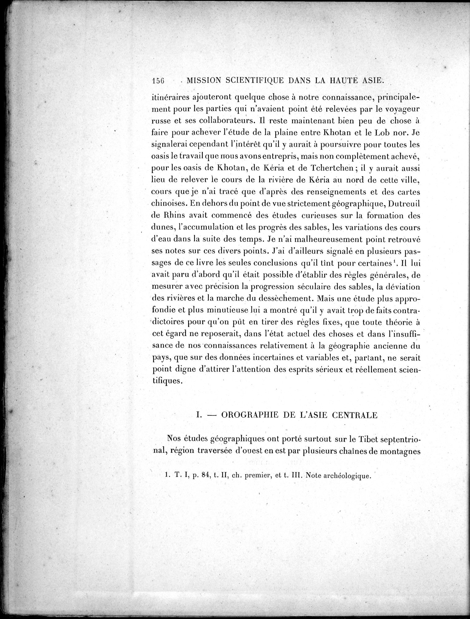 Mission Scientifique dans la Haute Asie 1890-1895 : vol.3 / Page 174 (Grayscale High Resolution Image)