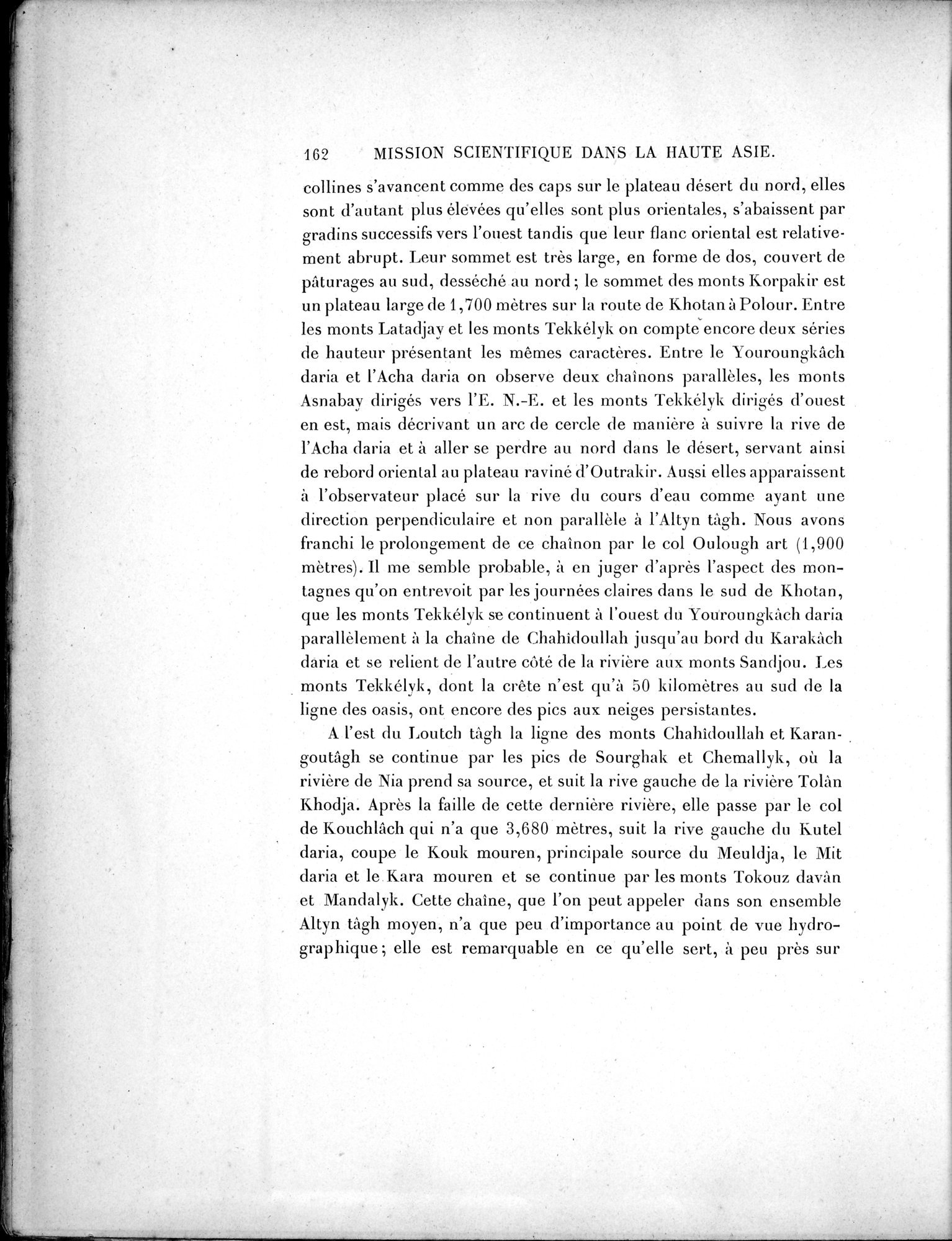 Mission Scientifique dans la Haute Asie 1890-1895 : vol.3 / 180 ページ（白黒高解像度画像）