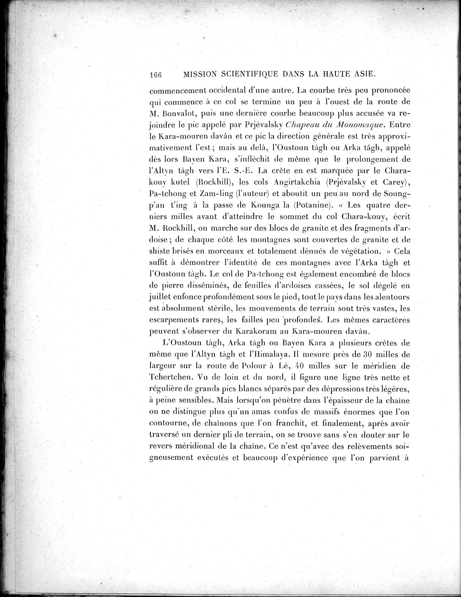 Mission Scientifique dans la Haute Asie 1890-1895 : vol.3 / Page 184 (Grayscale High Resolution Image)