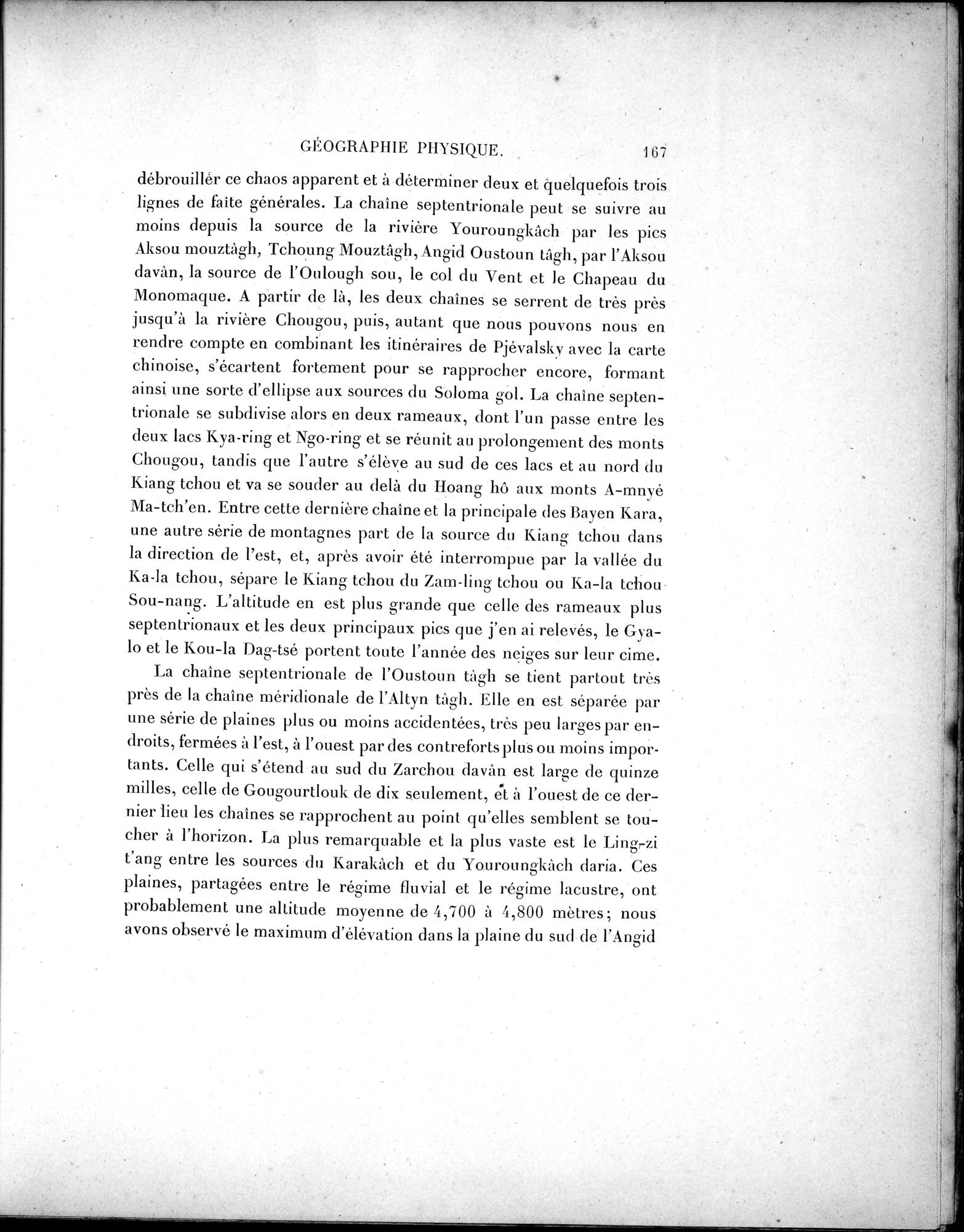 Mission Scientifique dans la Haute Asie 1890-1895 : vol.3 / Page 185 (Grayscale High Resolution Image)