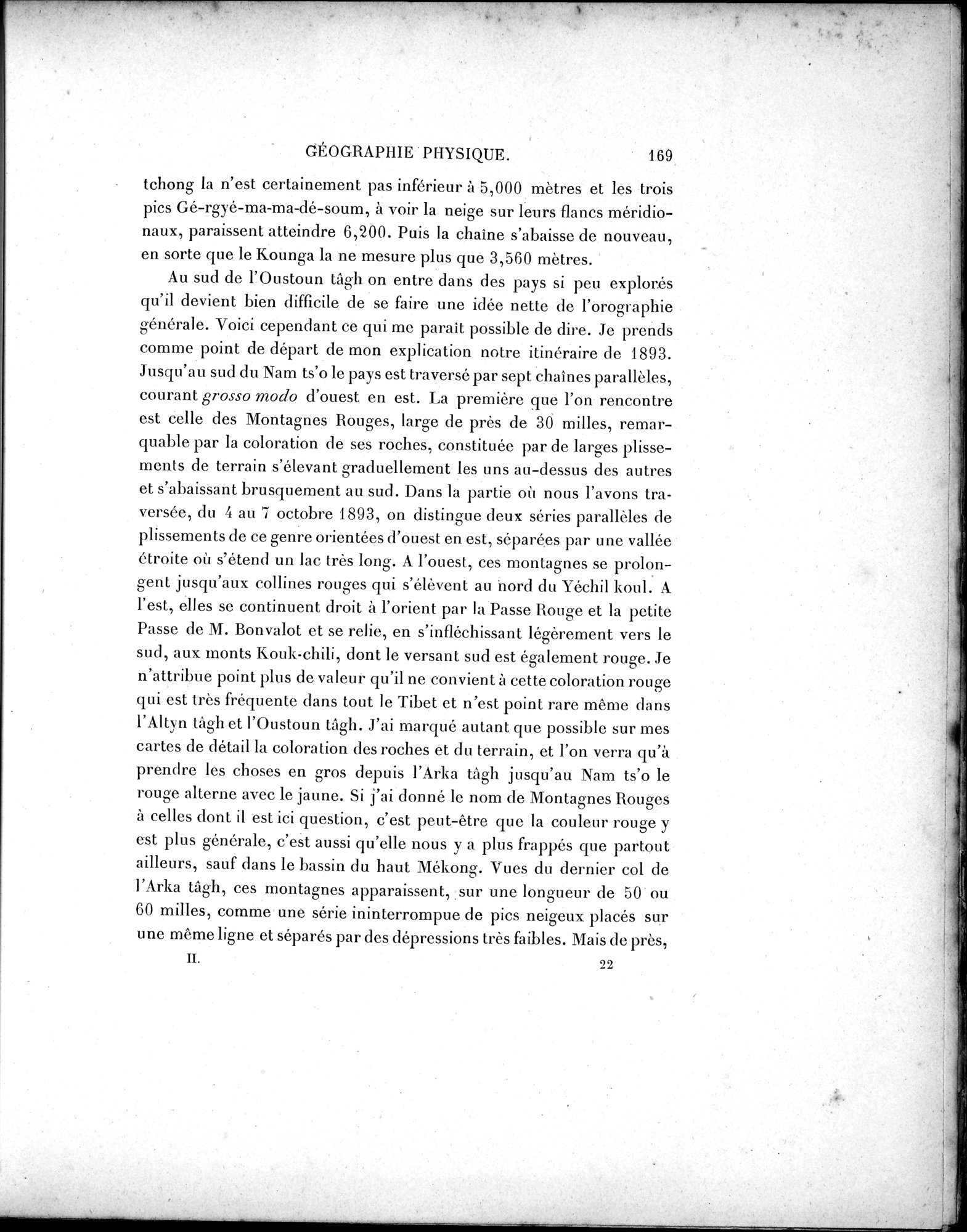 Mission Scientifique dans la Haute Asie 1890-1895 : vol.3 / 187 ページ（白黒高解像度画像）