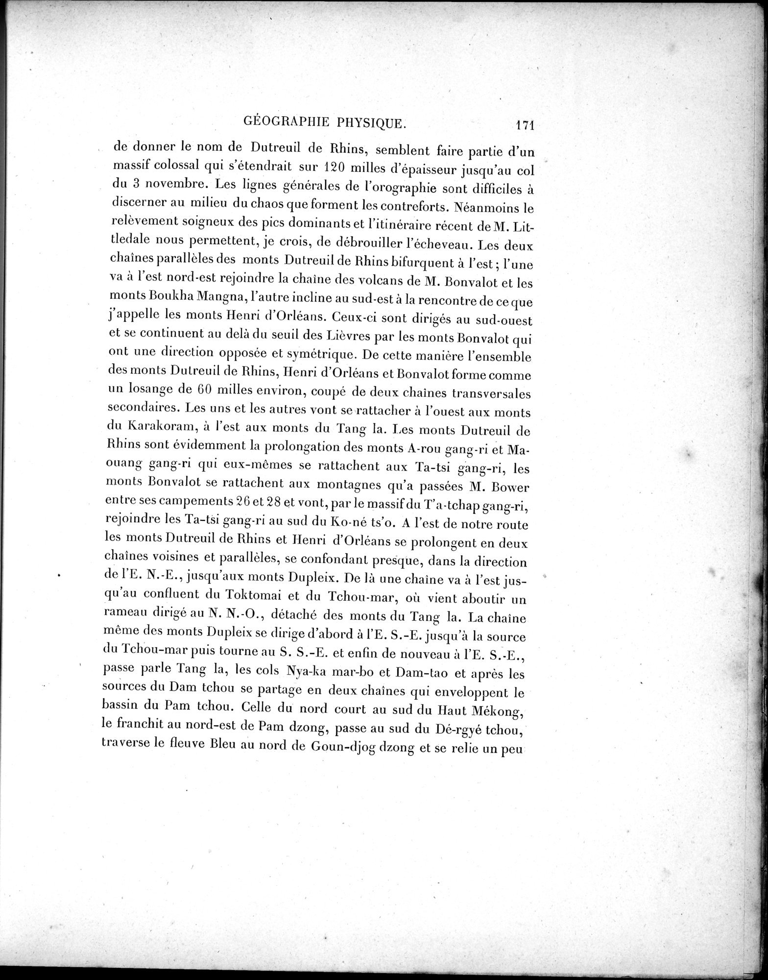 Mission Scientifique dans la Haute Asie 1890-1895 : vol.3 / Page 189 (Grayscale High Resolution Image)