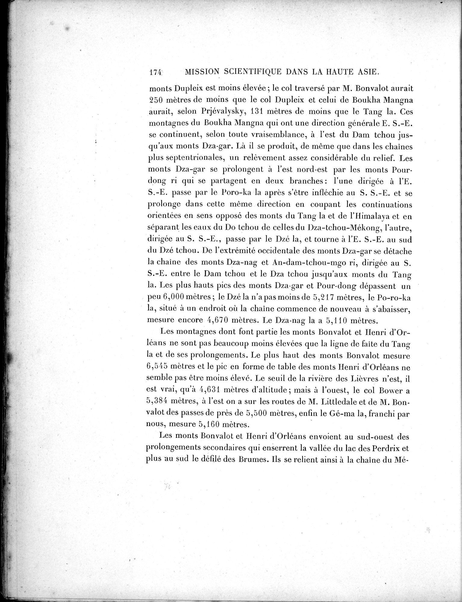 Mission Scientifique dans la Haute Asie 1890-1895 : vol.3 / 192 ページ（白黒高解像度画像）