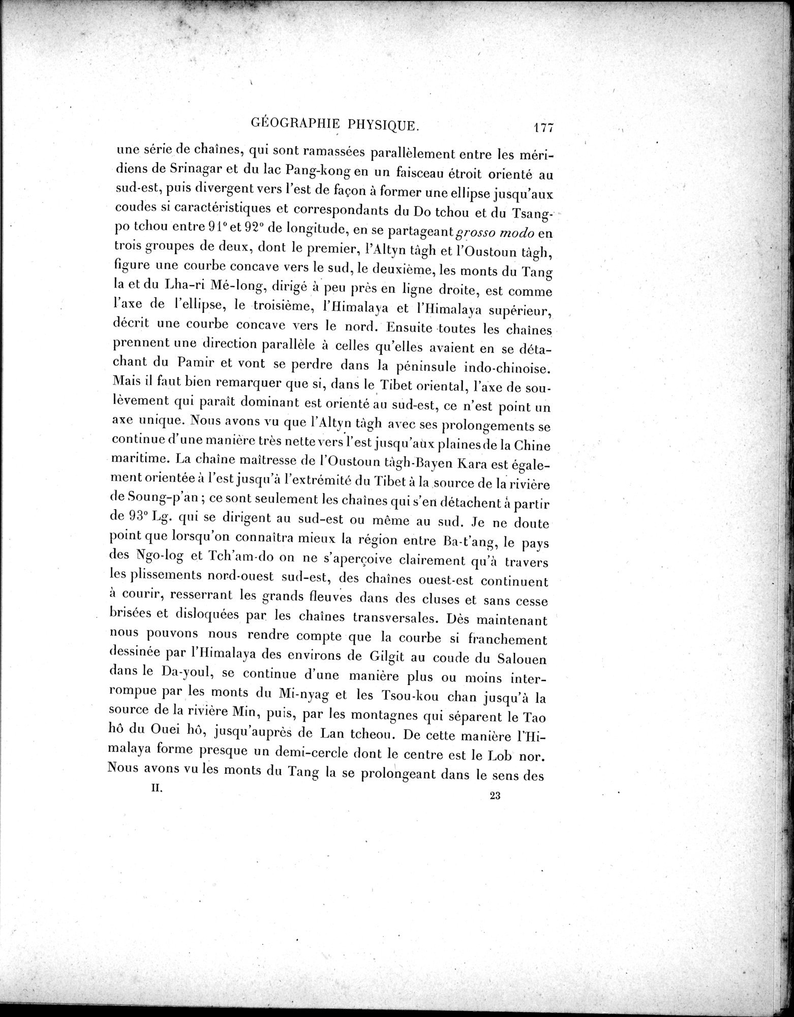 Mission Scientifique dans la Haute Asie 1890-1895 : vol.3 / 195 ページ（白黒高解像度画像）