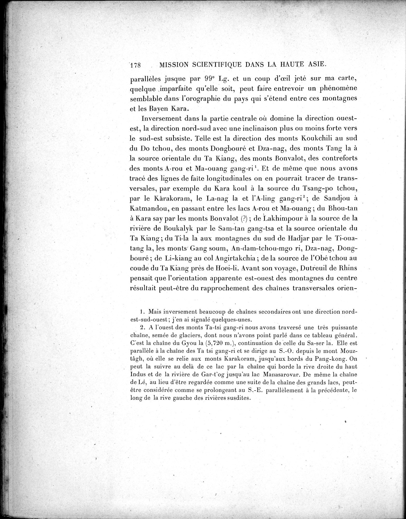 Mission Scientifique dans la Haute Asie 1890-1895 : vol.3 / 196 ページ（白黒高解像度画像）