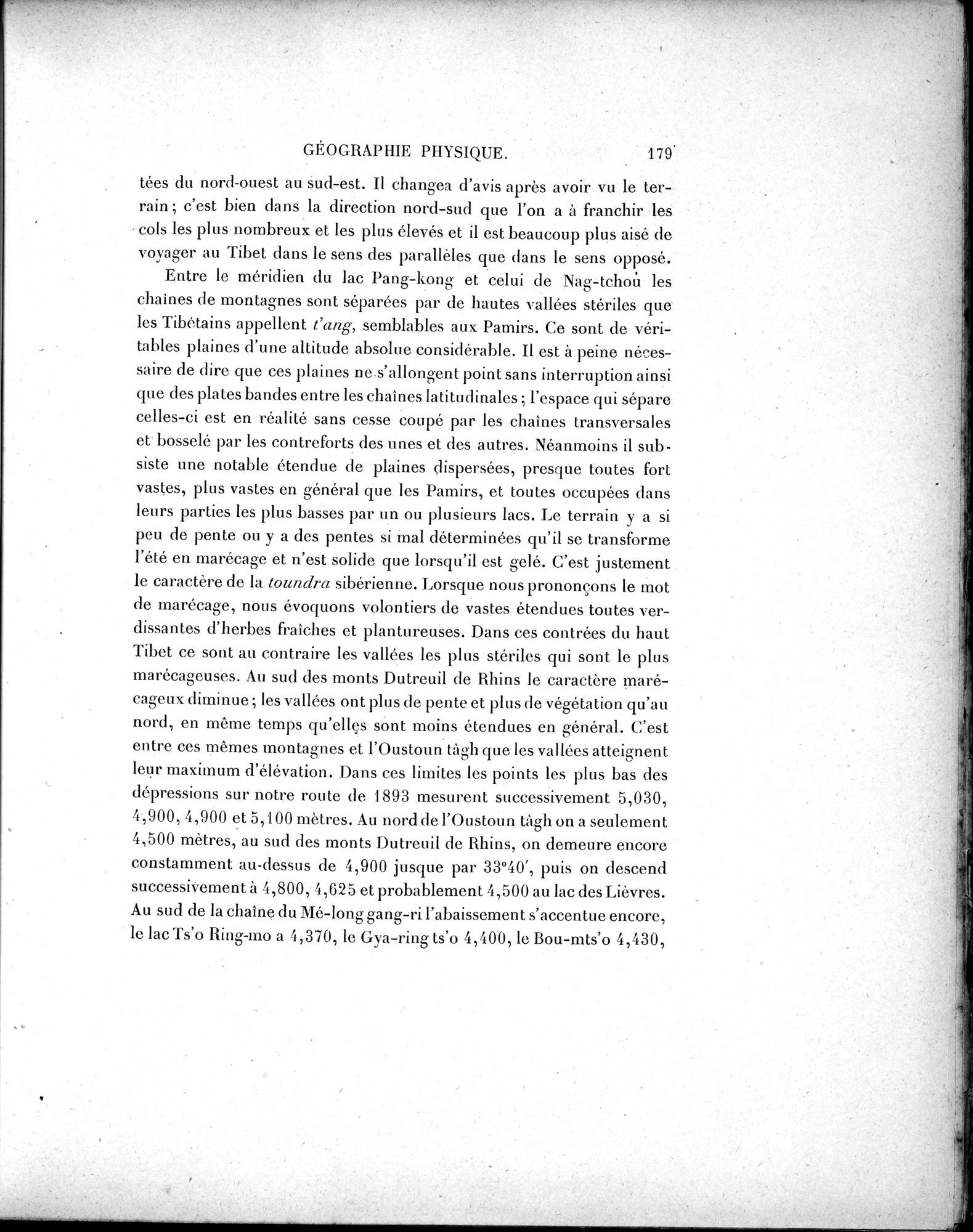 Mission Scientifique dans la Haute Asie 1890-1895 : vol.3 / Page 197 (Grayscale High Resolution Image)