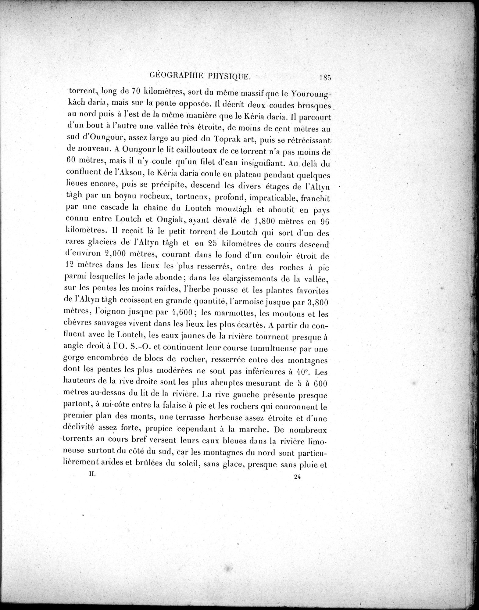 Mission Scientifique dans la Haute Asie 1890-1895 : vol.3 / 203 ページ（白黒高解像度画像）