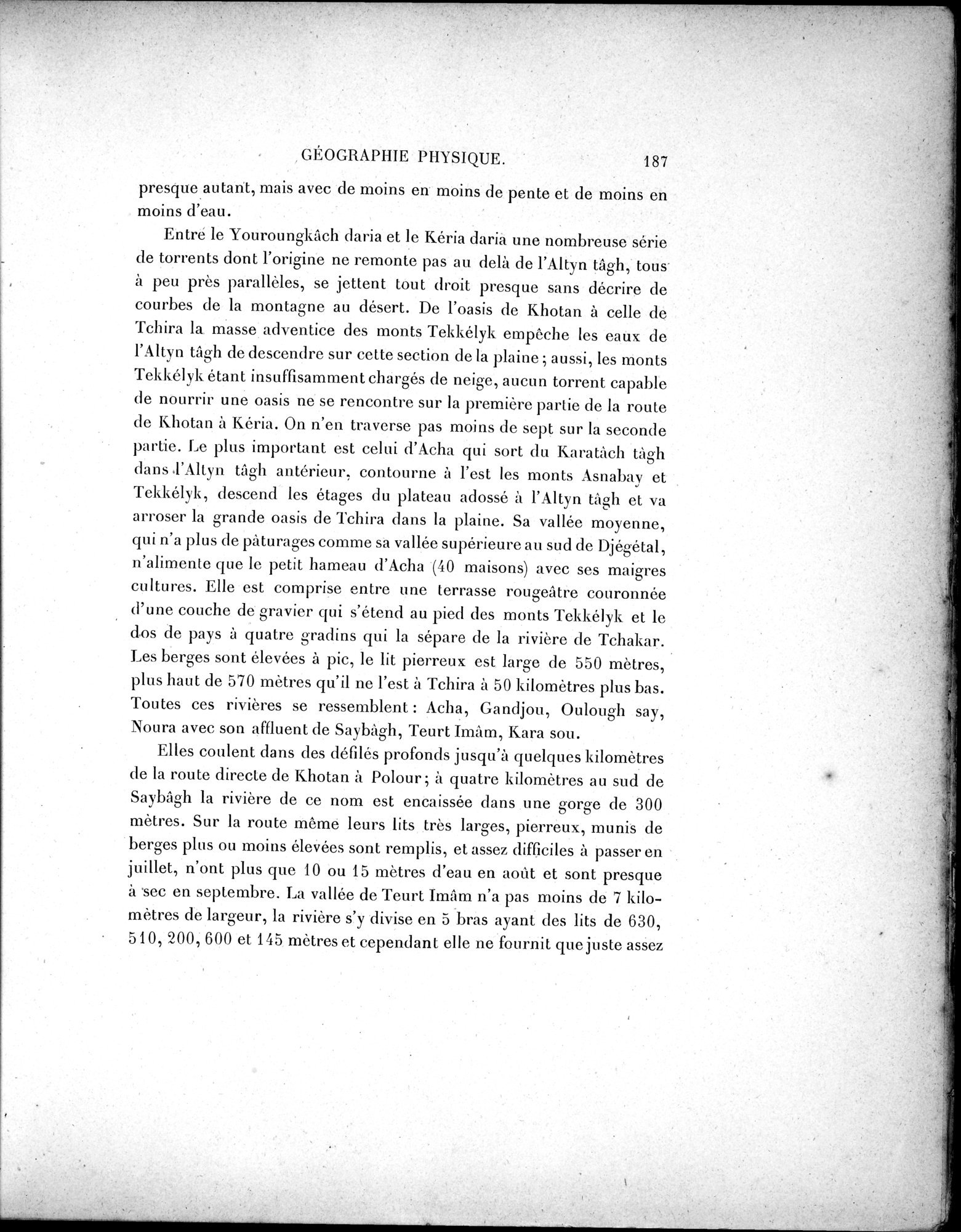 Mission Scientifique dans la Haute Asie 1890-1895 : vol.3 / 205 ページ（白黒高解像度画像）