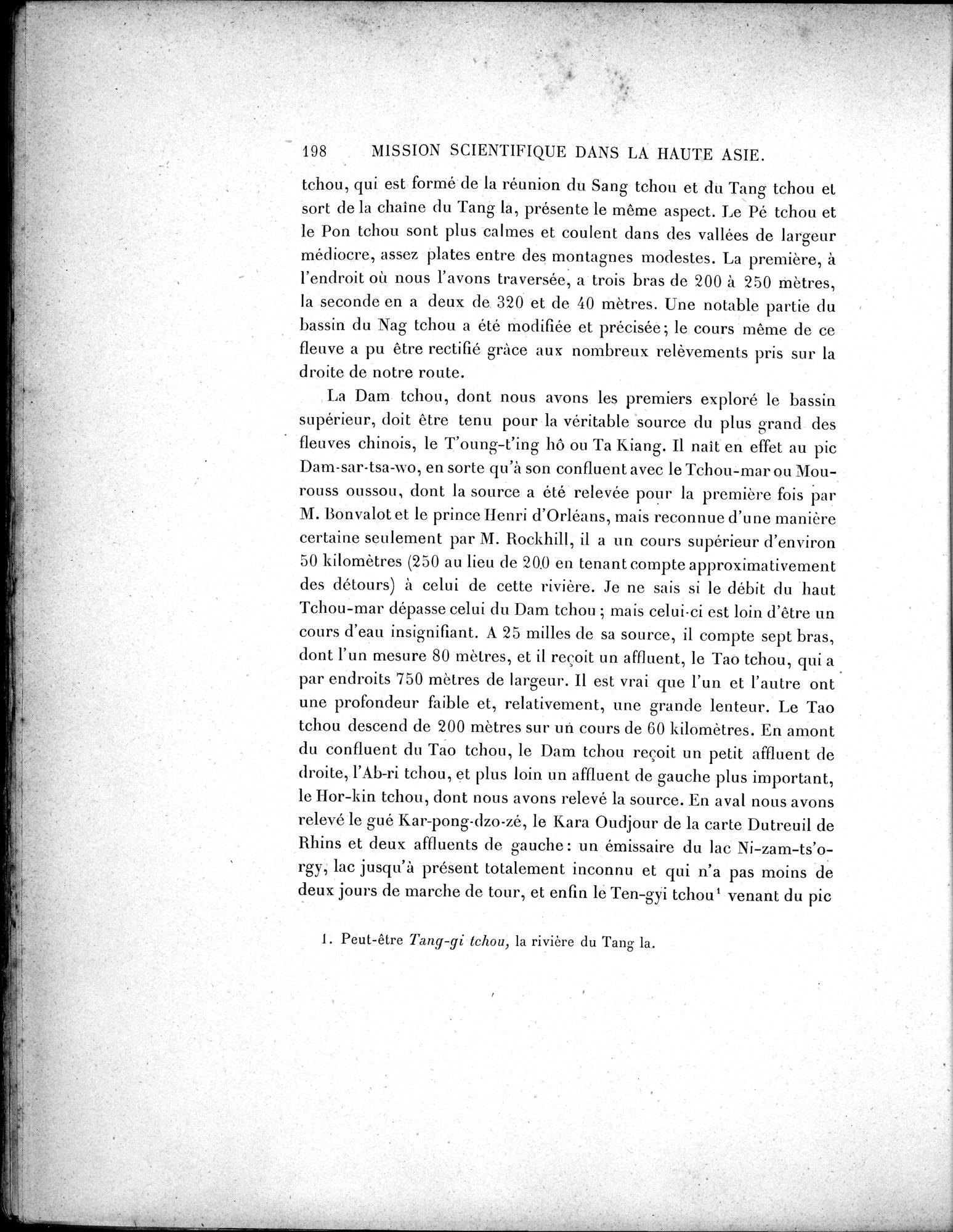 Mission Scientifique dans la Haute Asie 1890-1895 : vol.3 / 216 ページ（白黒高解像度画像）