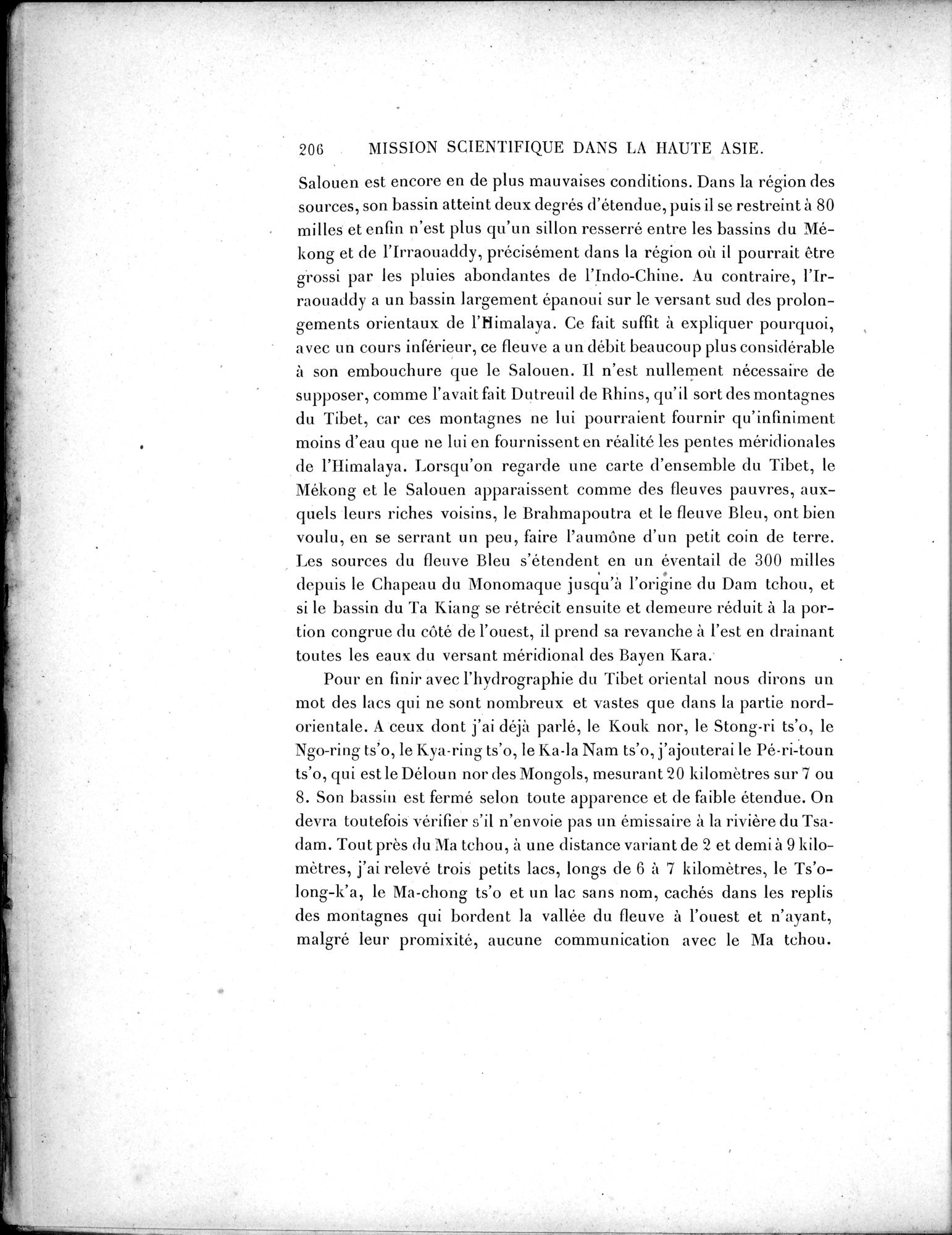 Mission Scientifique dans la Haute Asie 1890-1895 : vol.3 / 224 ページ（白黒高解像度画像）