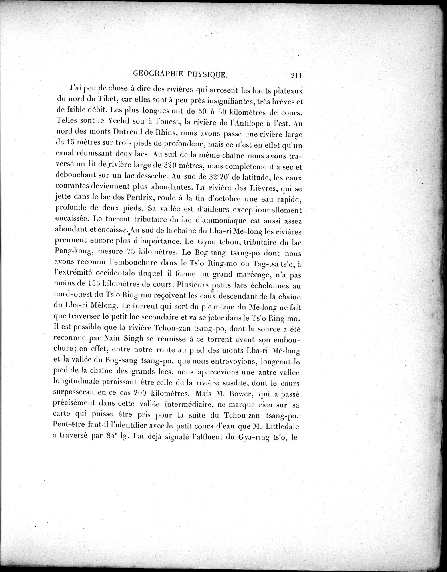 Mission Scientifique dans la Haute Asie 1890-1895 : vol.3 / Page 229 (Grayscale High Resolution Image)