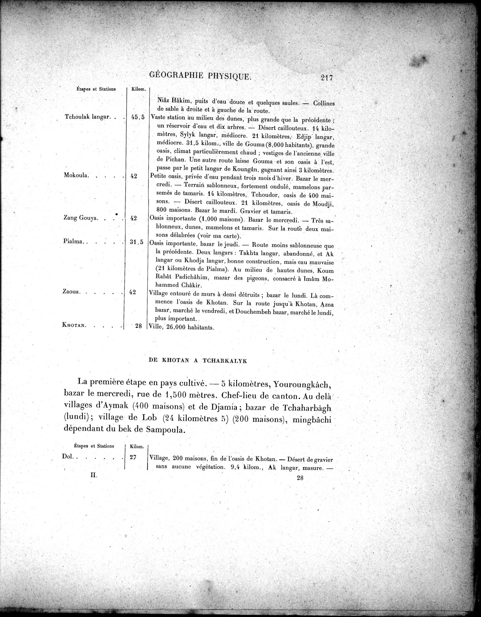 Mission Scientifique dans la Haute Asie 1890-1895 : vol.3 / 235 ページ（白黒高解像度画像）