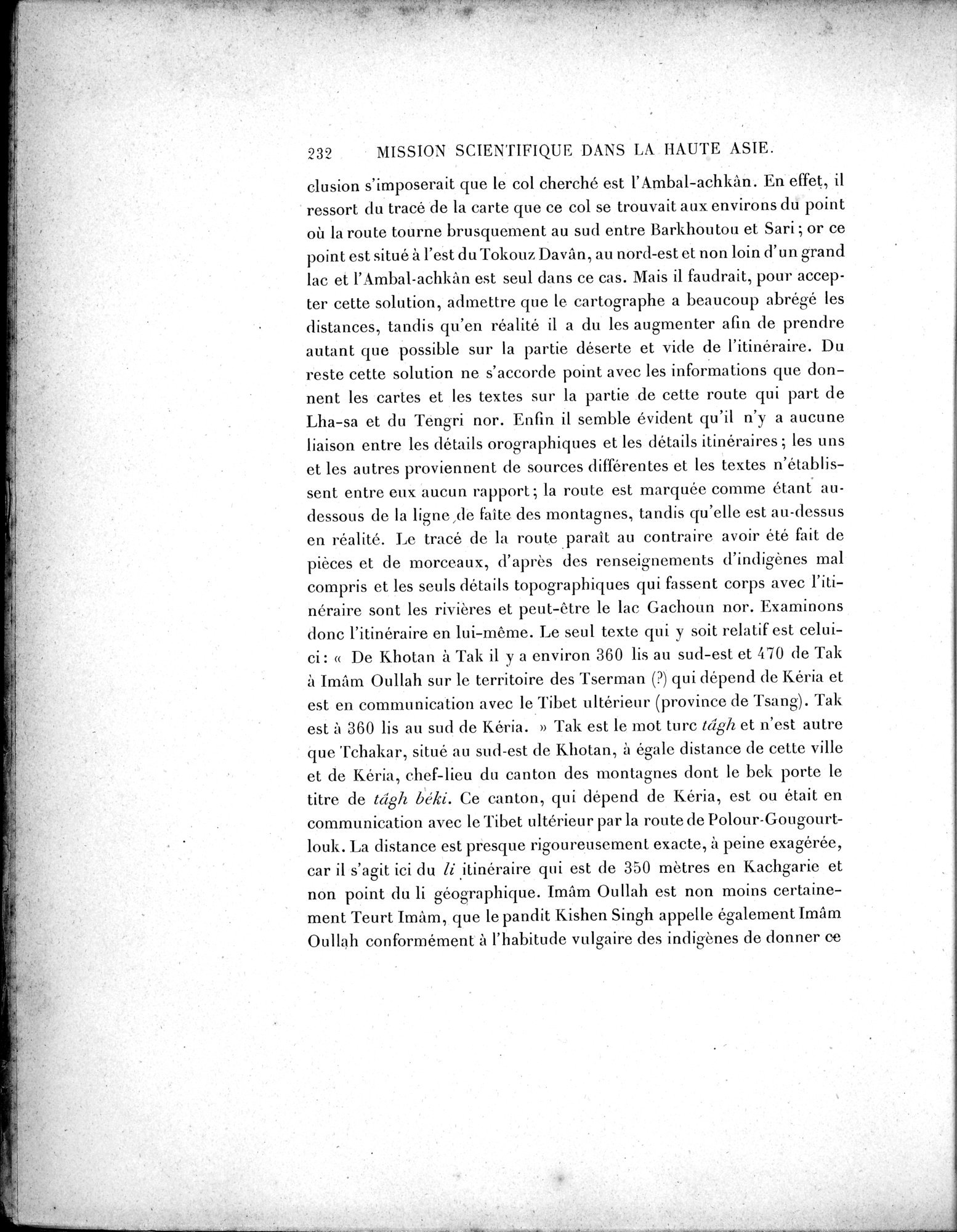 Mission Scientifique dans la Haute Asie 1890-1895 : vol.3 / Page 250 (Grayscale High Resolution Image)