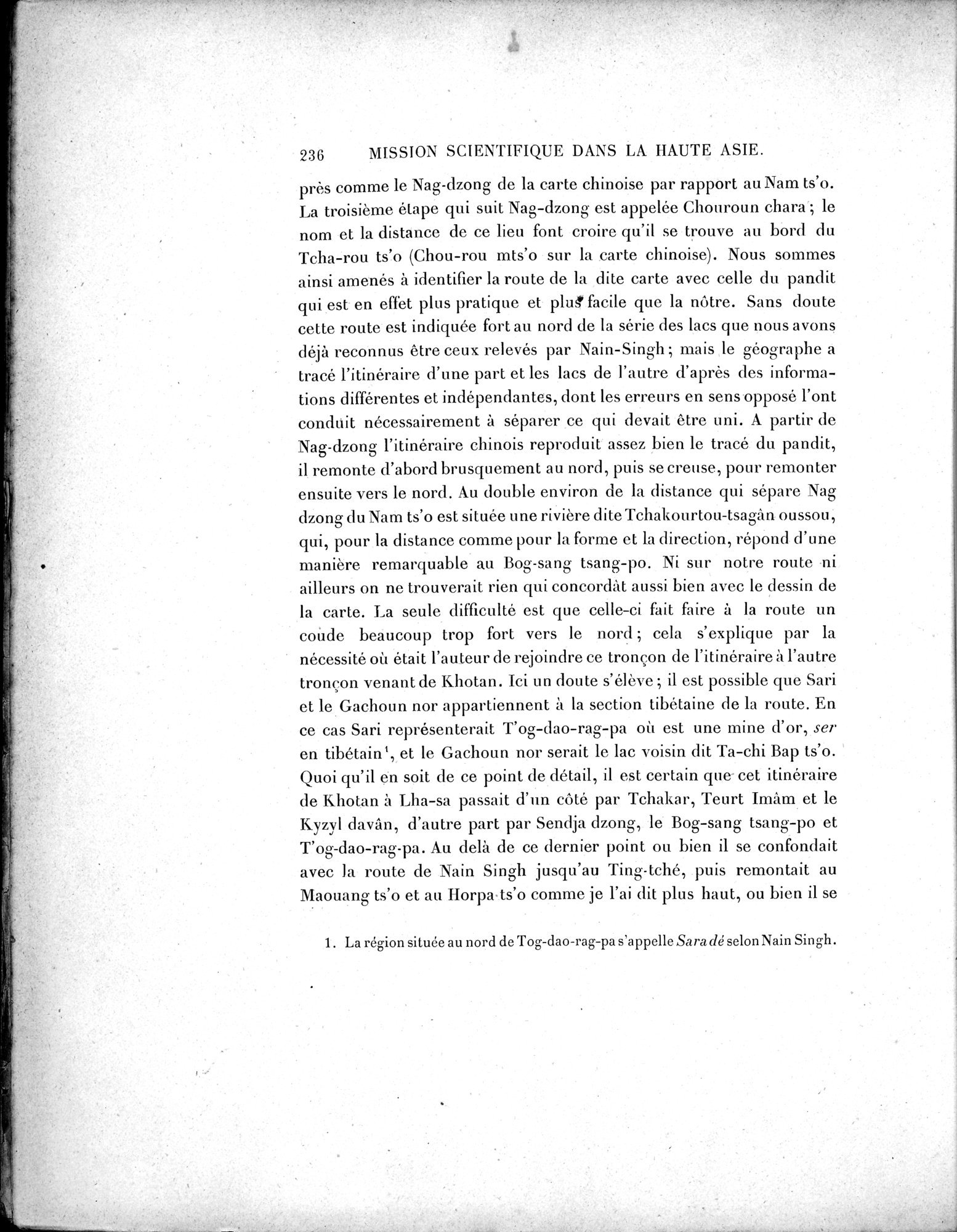 Mission Scientifique dans la Haute Asie 1890-1895 : vol.3 / 254 ページ（白黒高解像度画像）