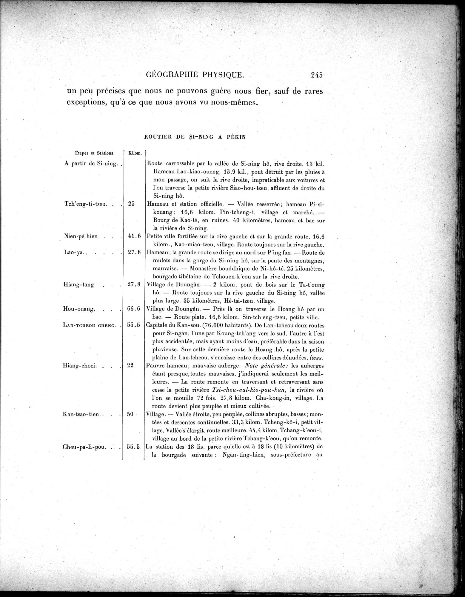 Mission Scientifique dans la Haute Asie 1890-1895 : vol.3 / Page 263 (Grayscale High Resolution Image)