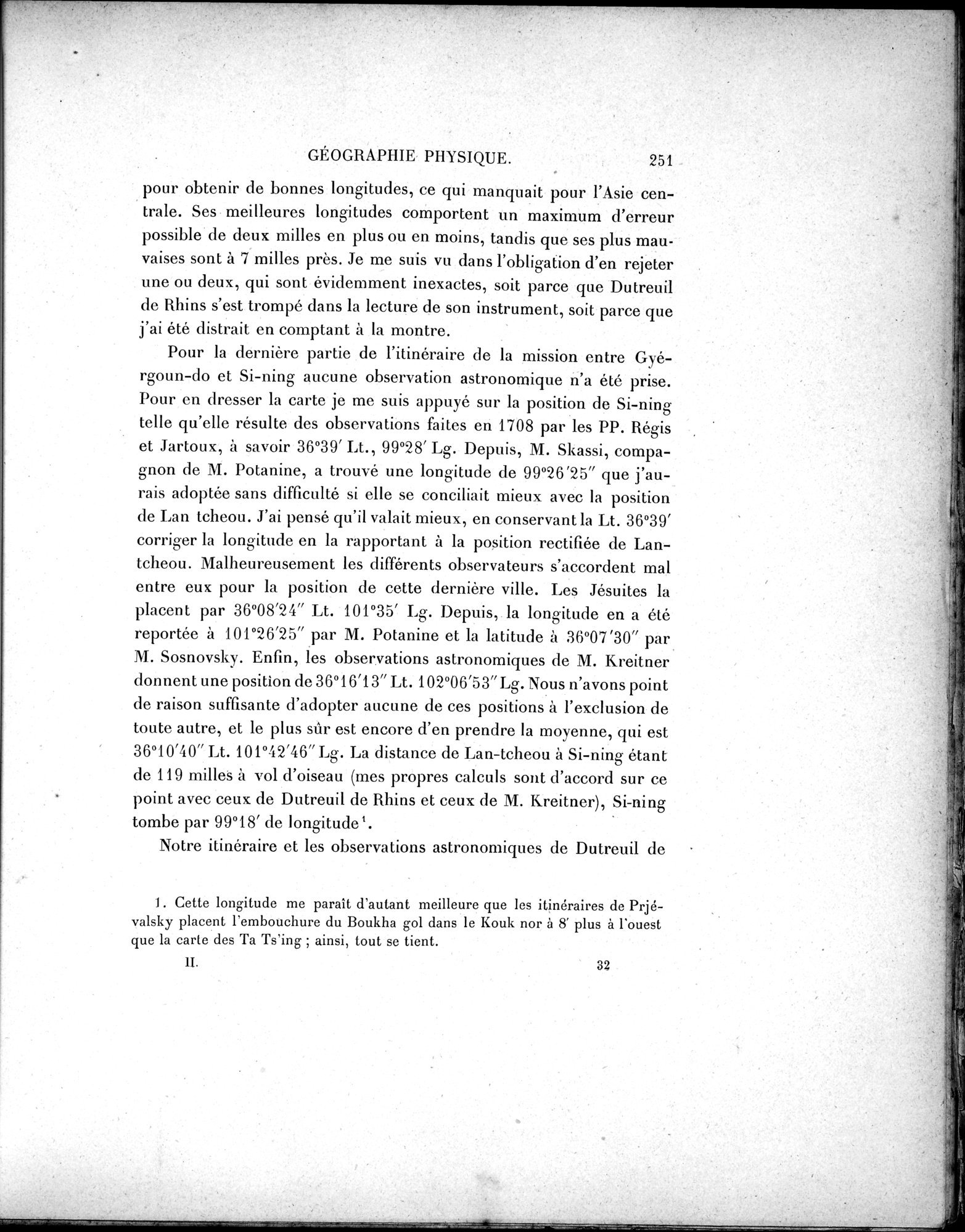 Mission Scientifique dans la Haute Asie 1890-1895 : vol.3 / 269 ページ（白黒高解像度画像）