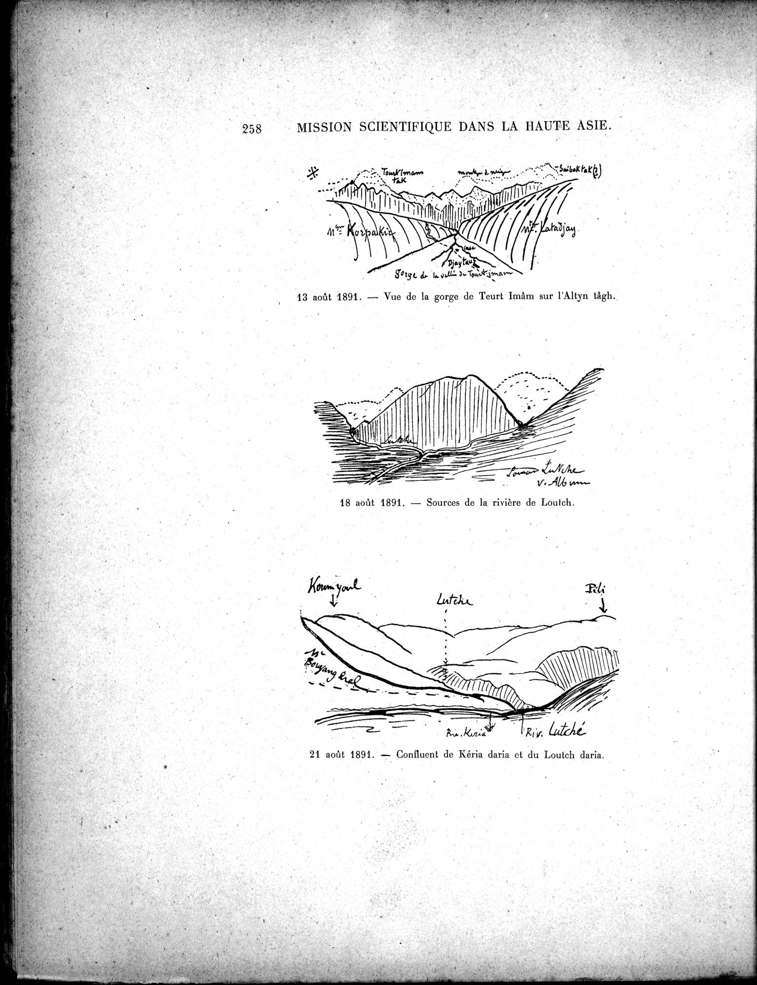Mission Scientifique dans la Haute Asie 1890-1895 : vol.3 / 276 ページ（白黒高解像度画像）