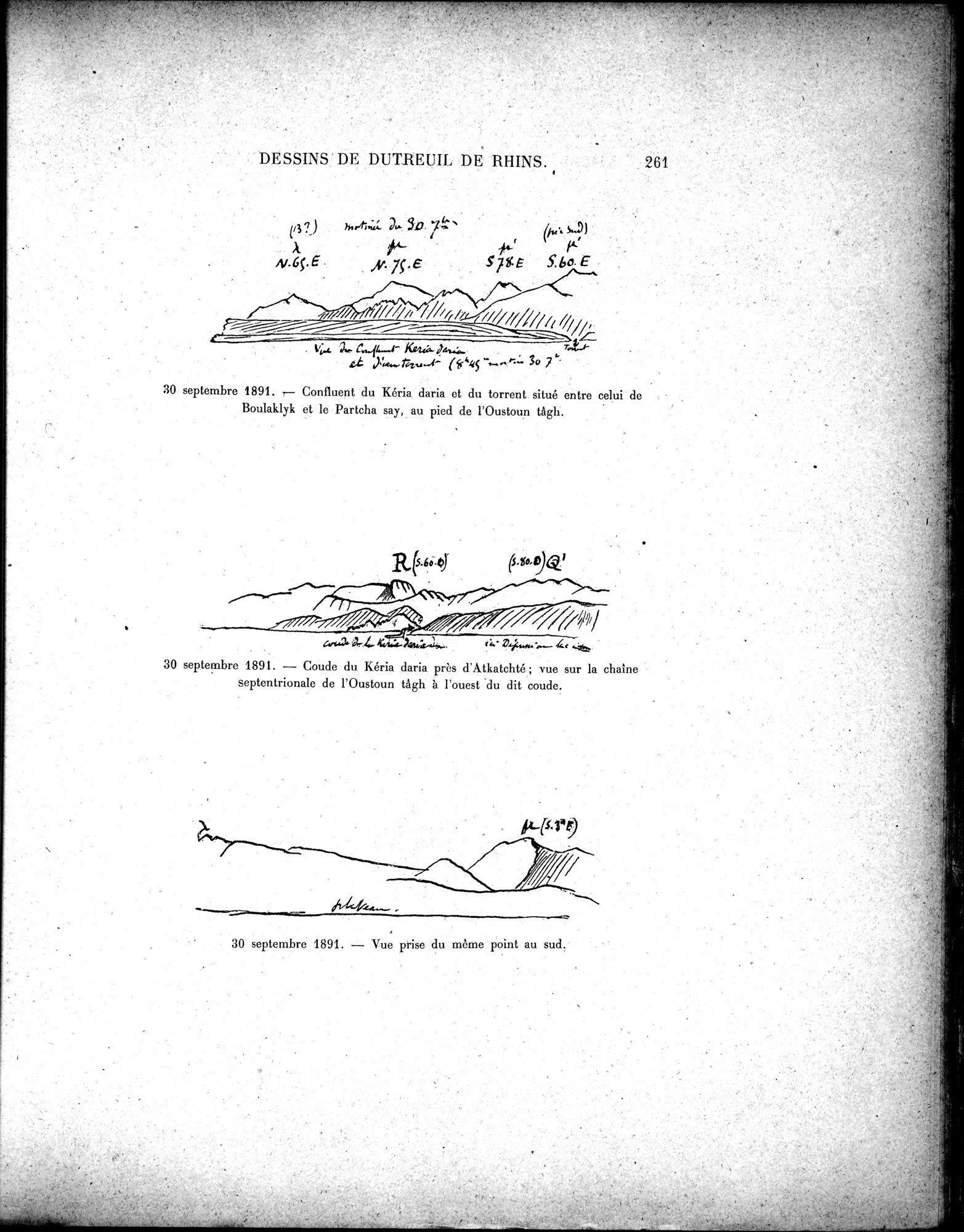 Mission Scientifique dans la Haute Asie 1890-1895 : vol.3 / 279 ページ（白黒高解像度画像）