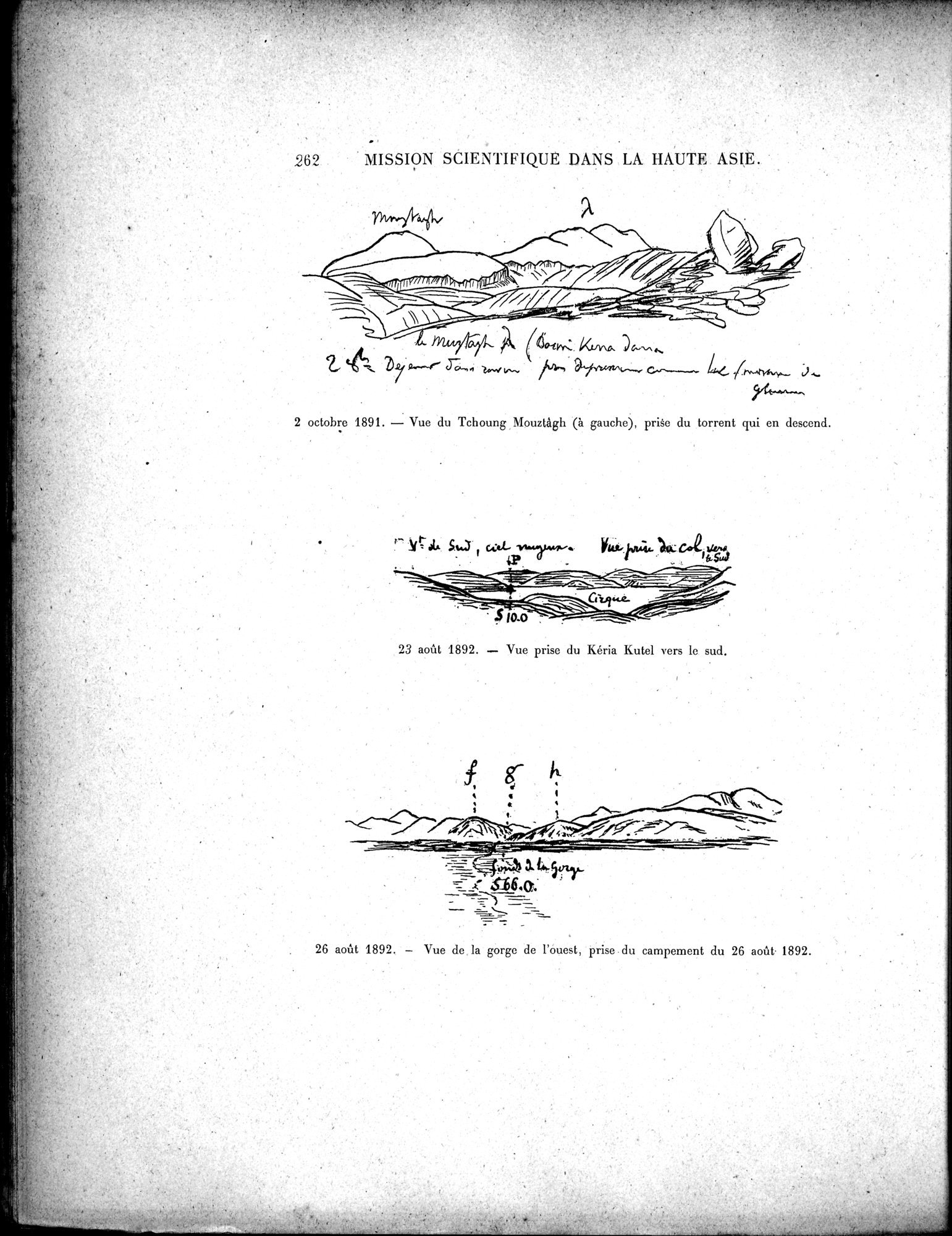 Mission Scientifique dans la Haute Asie 1890-1895 : vol.3 / Page 280 (Grayscale High Resolution Image)