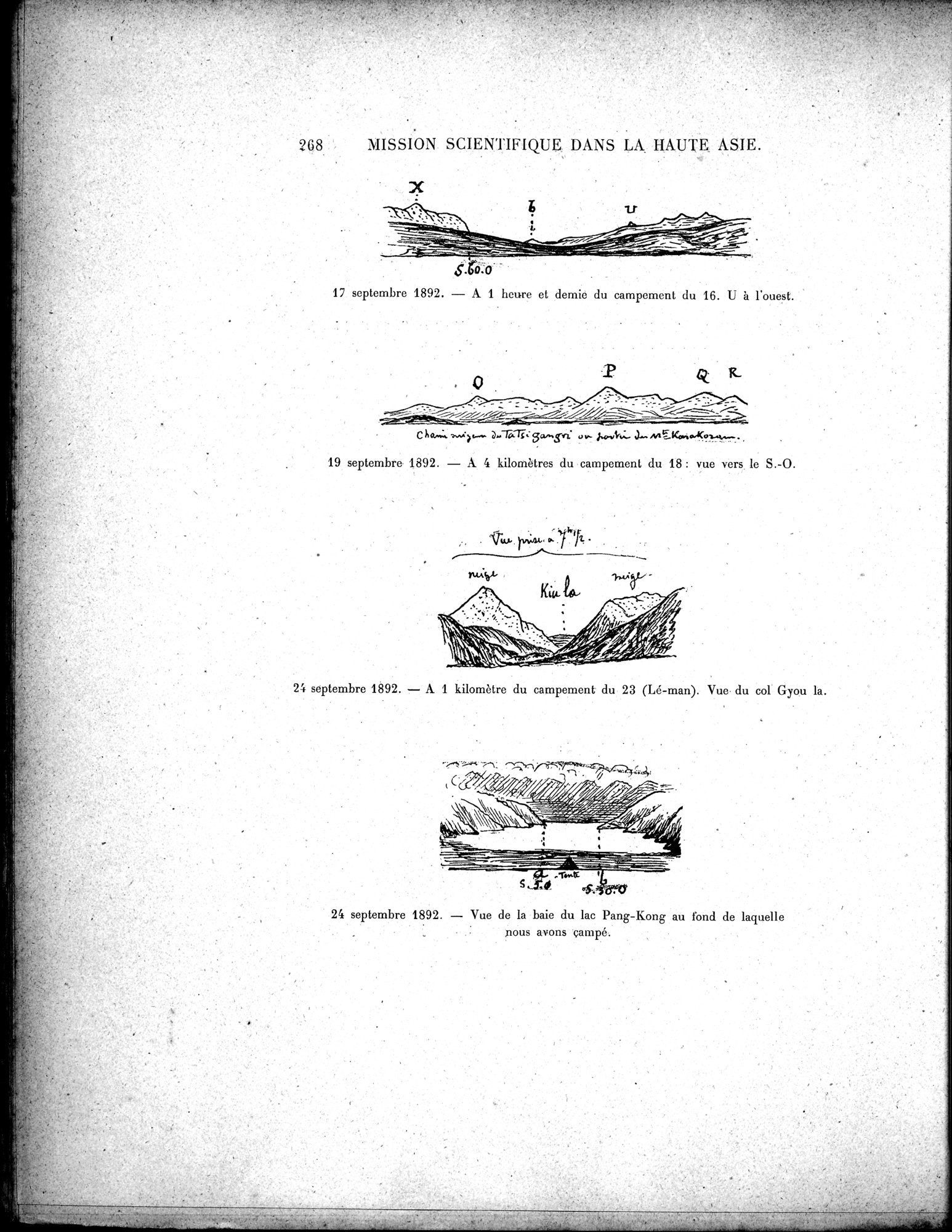 Mission Scientifique dans la Haute Asie 1890-1895 : vol.3 / 286 ページ（白黒高解像度画像）