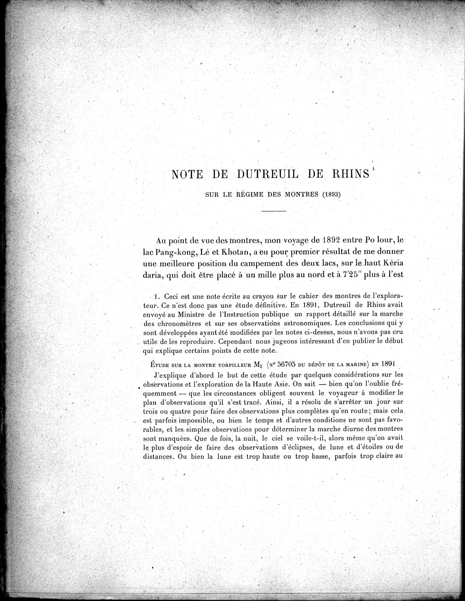 Mission Scientifique dans la Haute Asie 1890-1895 : vol.3 / 288 ページ（白黒高解像度画像）