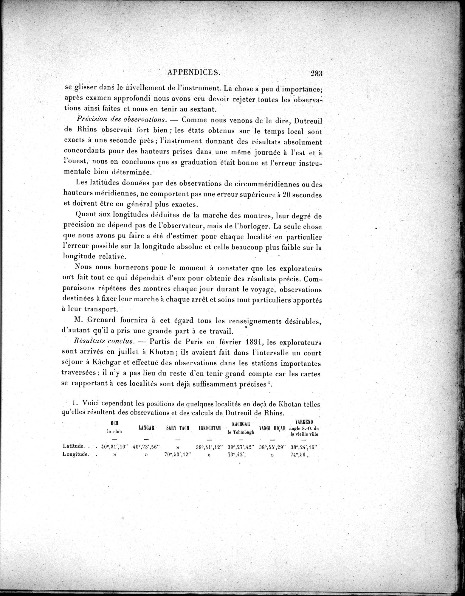 Mission Scientifique dans la Haute Asie 1890-1895 : vol.3 / 301 ページ（白黒高解像度画像）