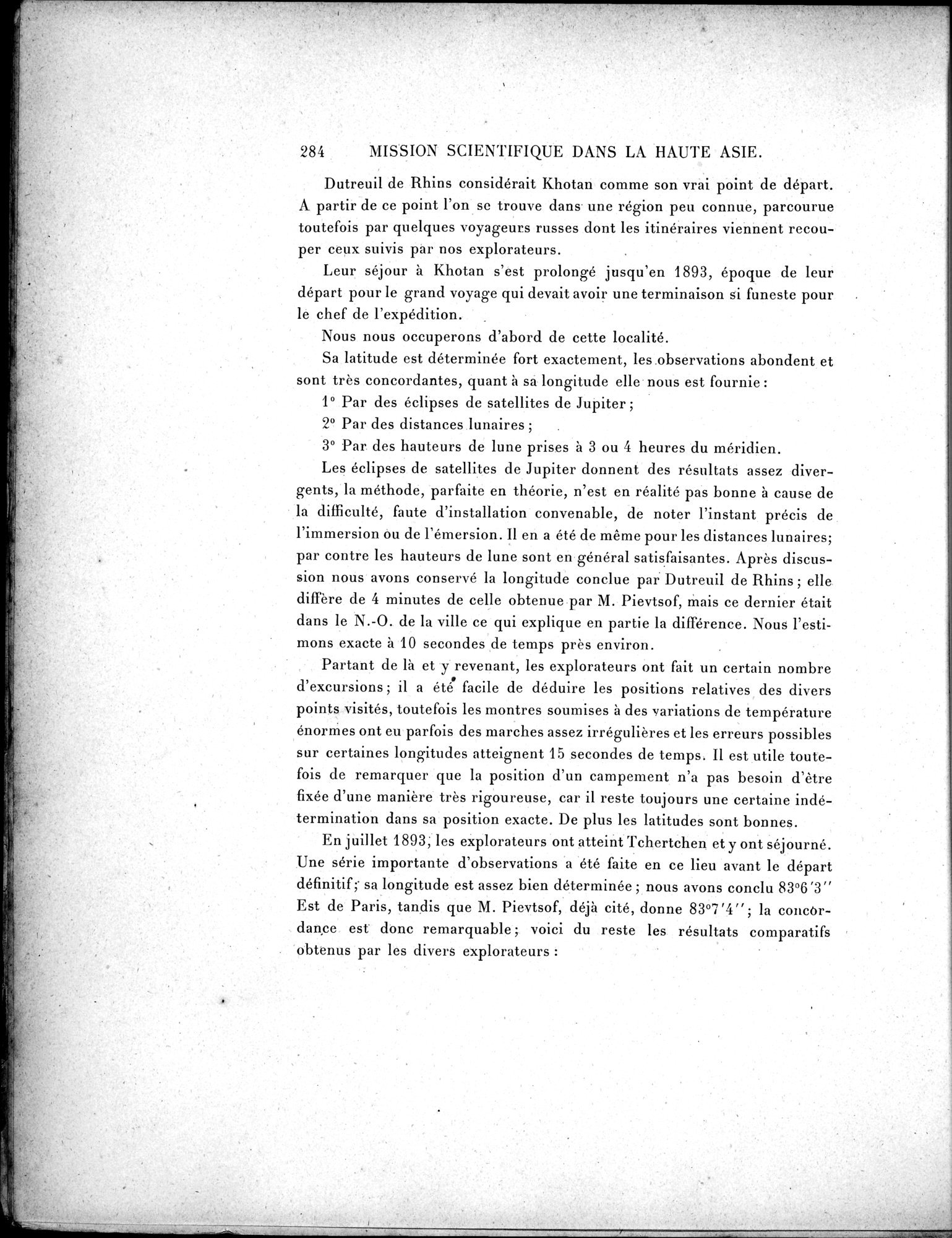 Mission Scientifique dans la Haute Asie 1890-1895 : vol.3 / 302 ページ（白黒高解像度画像）