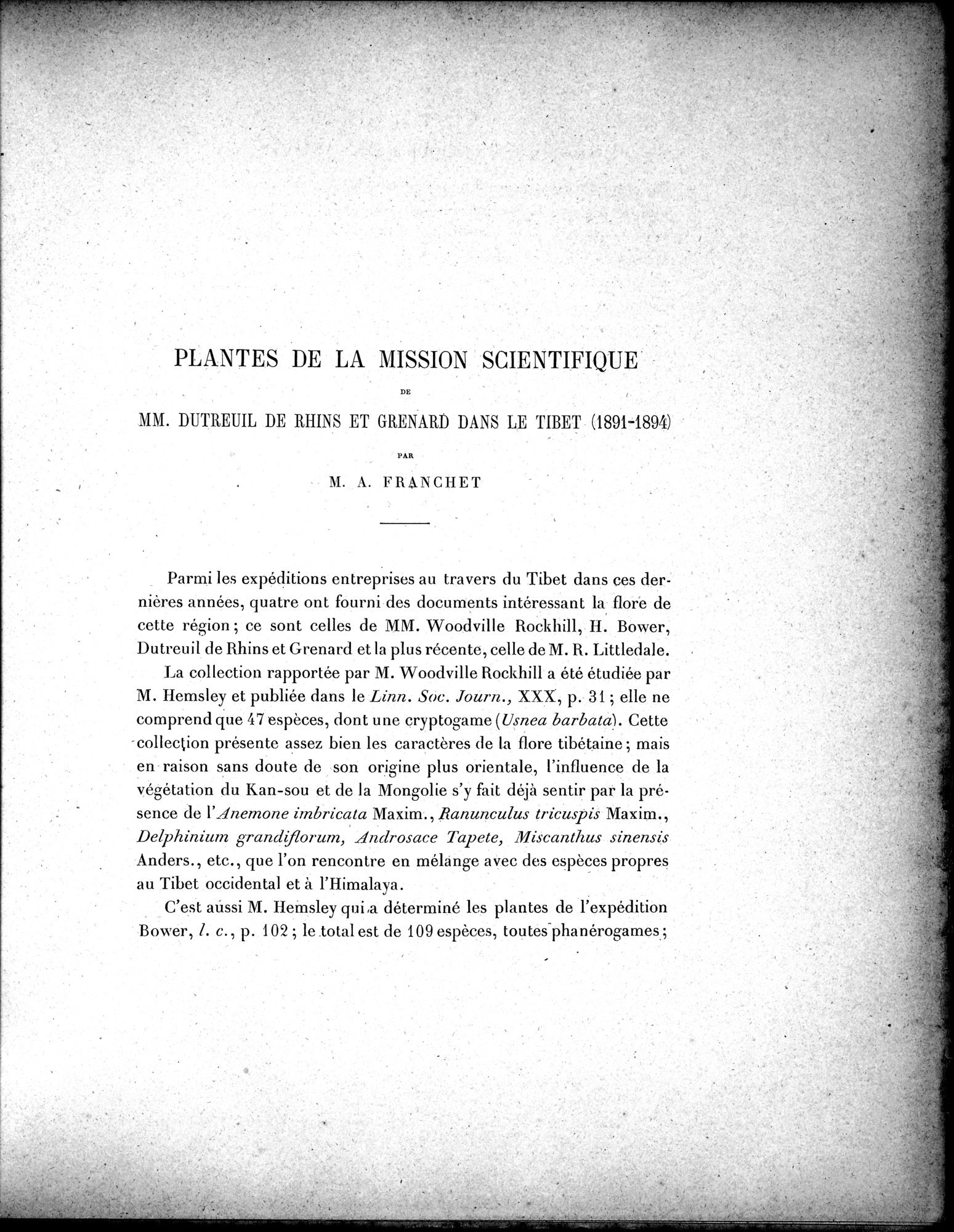 Mission Scientifique dans la Haute Asie 1890-1895 : vol.3 / 317 ページ（白黒高解像度画像）