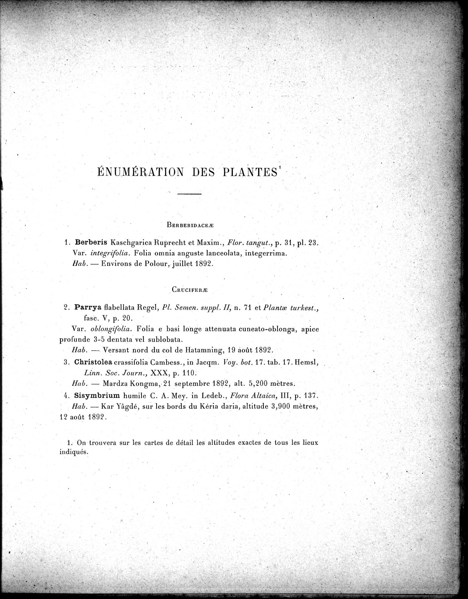 Mission Scientifique dans la Haute Asie 1890-1895 : vol.3 / 321 ページ（白黒高解像度画像）