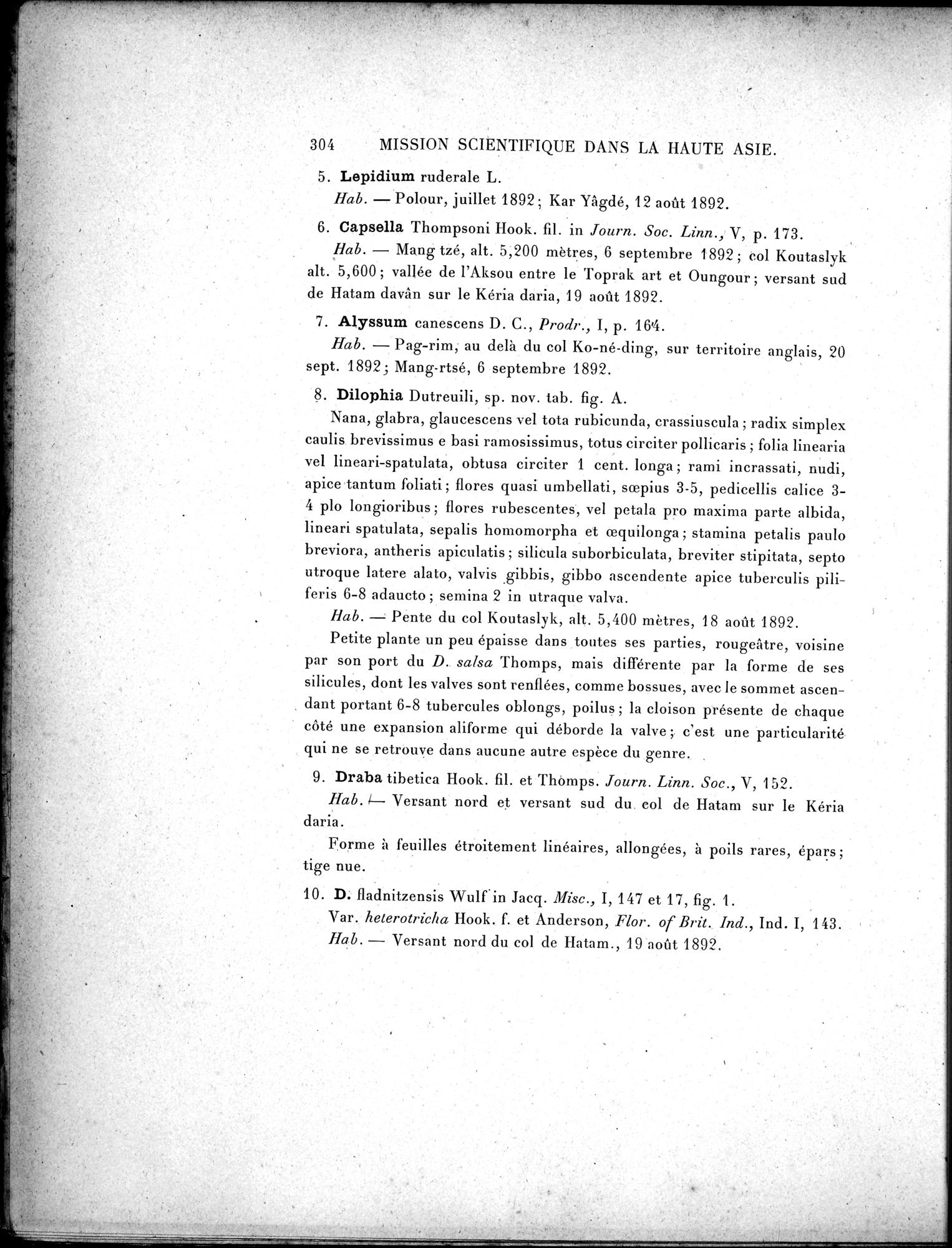 Mission Scientifique dans la Haute Asie 1890-1895 : vol.3 / 322 ページ（白黒高解像度画像）
