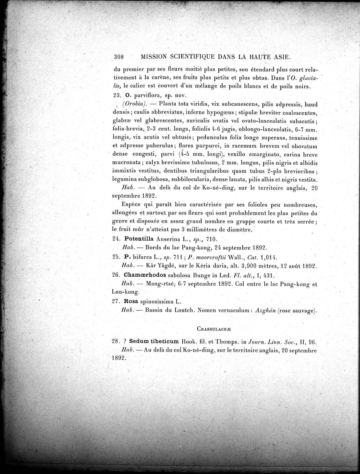 Mission Scientifique dans la Haute Asie 1890-1895 : vol.3 / Page 326 (Grayscale High Resolution Image)