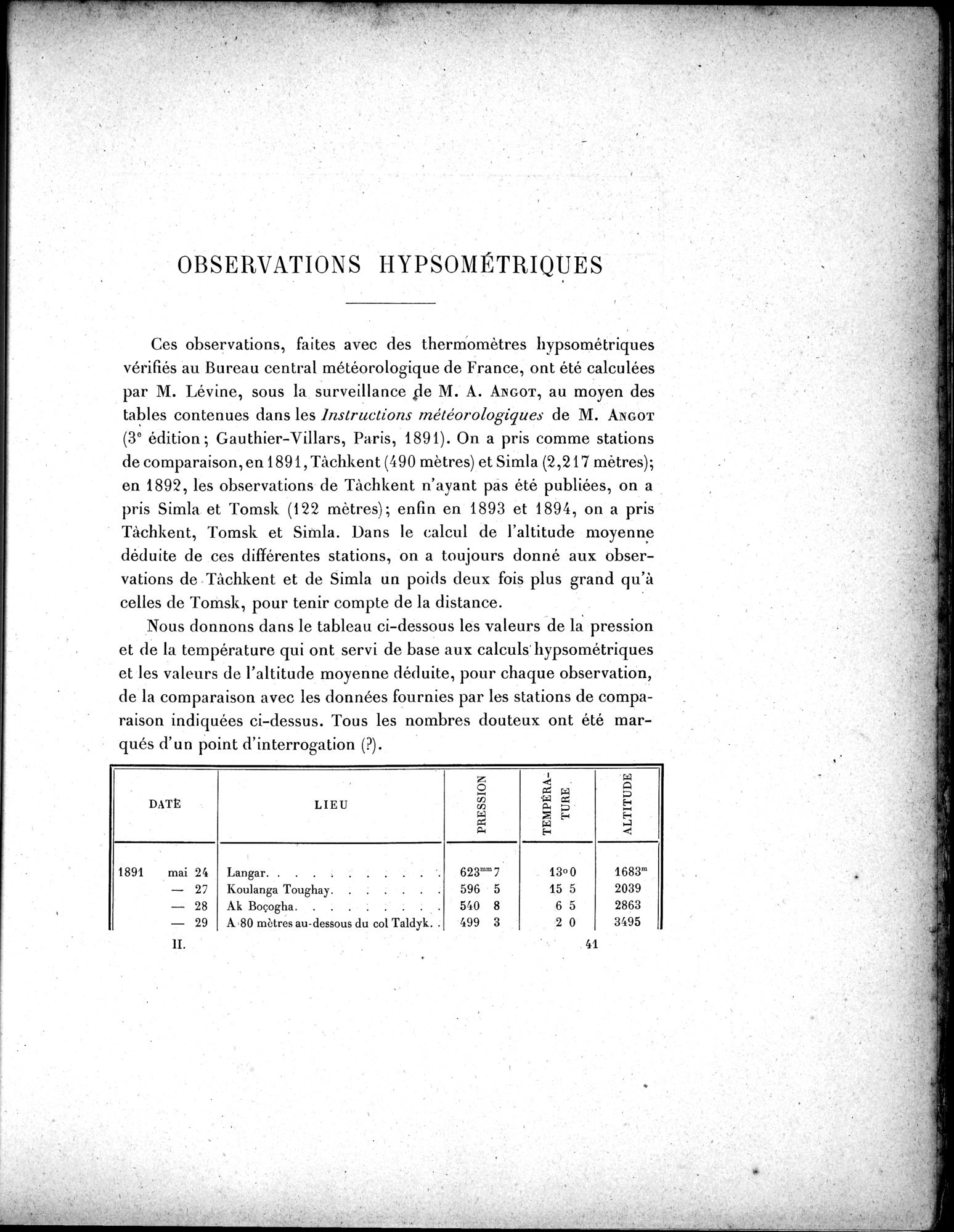 Mission Scientifique dans la Haute Asie 1890-1895 : vol.3 / 341 ページ（白黒高解像度画像）