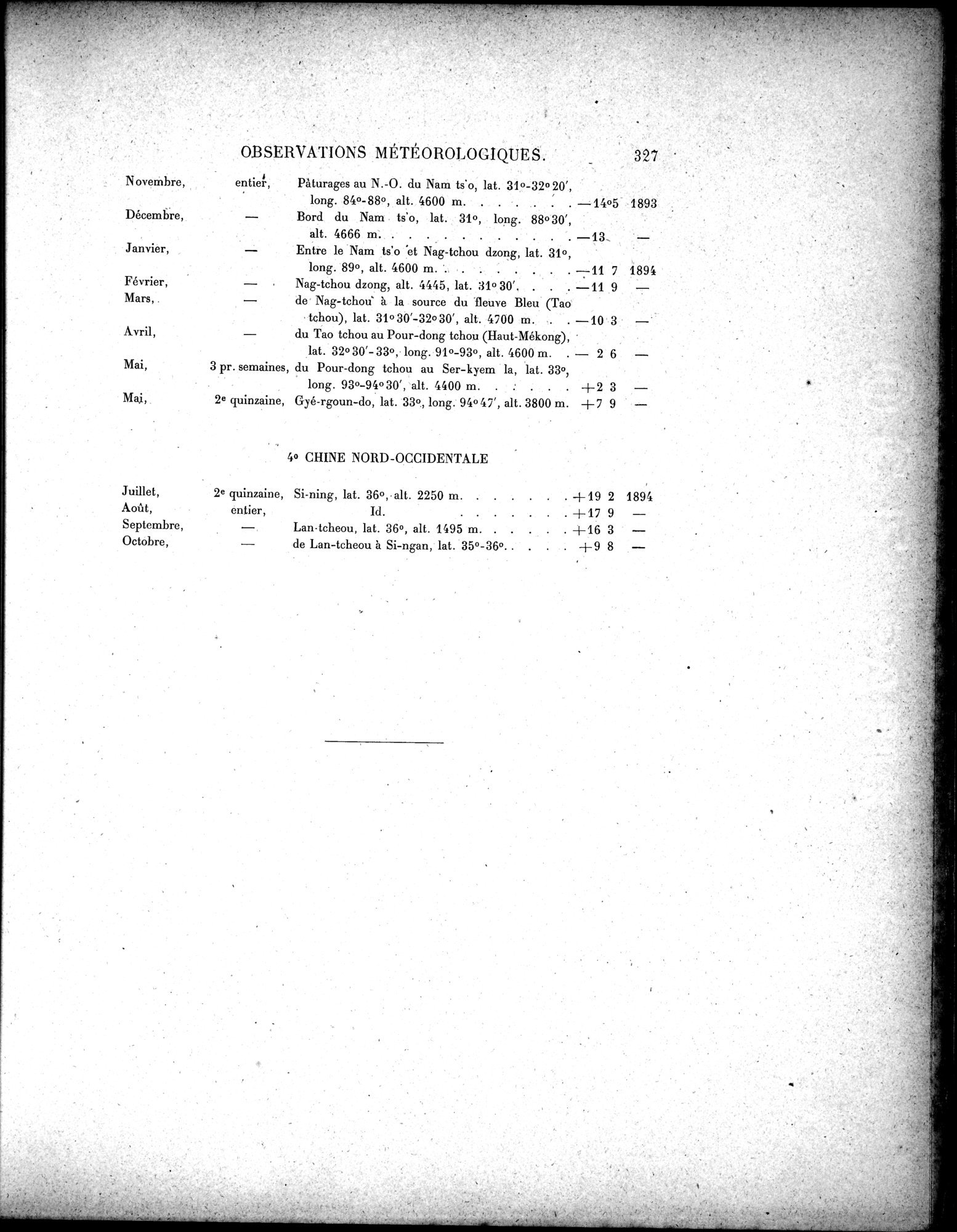 Mission Scientifique dans la Haute Asie 1890-1895 : vol.3 / 347 ページ（白黒高解像度画像）