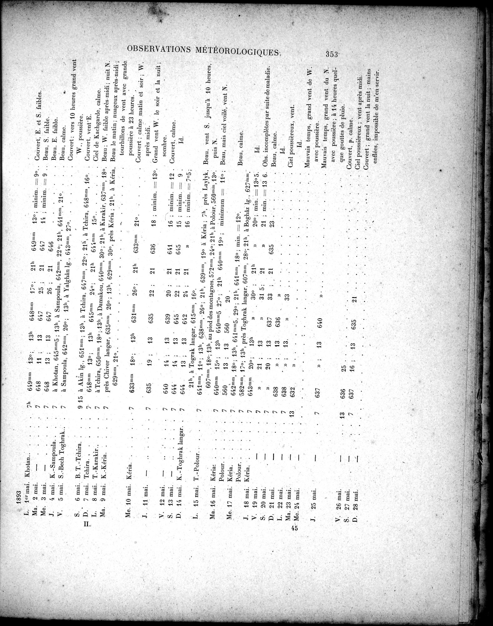 Mission Scientifique dans la Haute Asie 1890-1895 : vol.3 / Page 373 (Grayscale High Resolution Image)