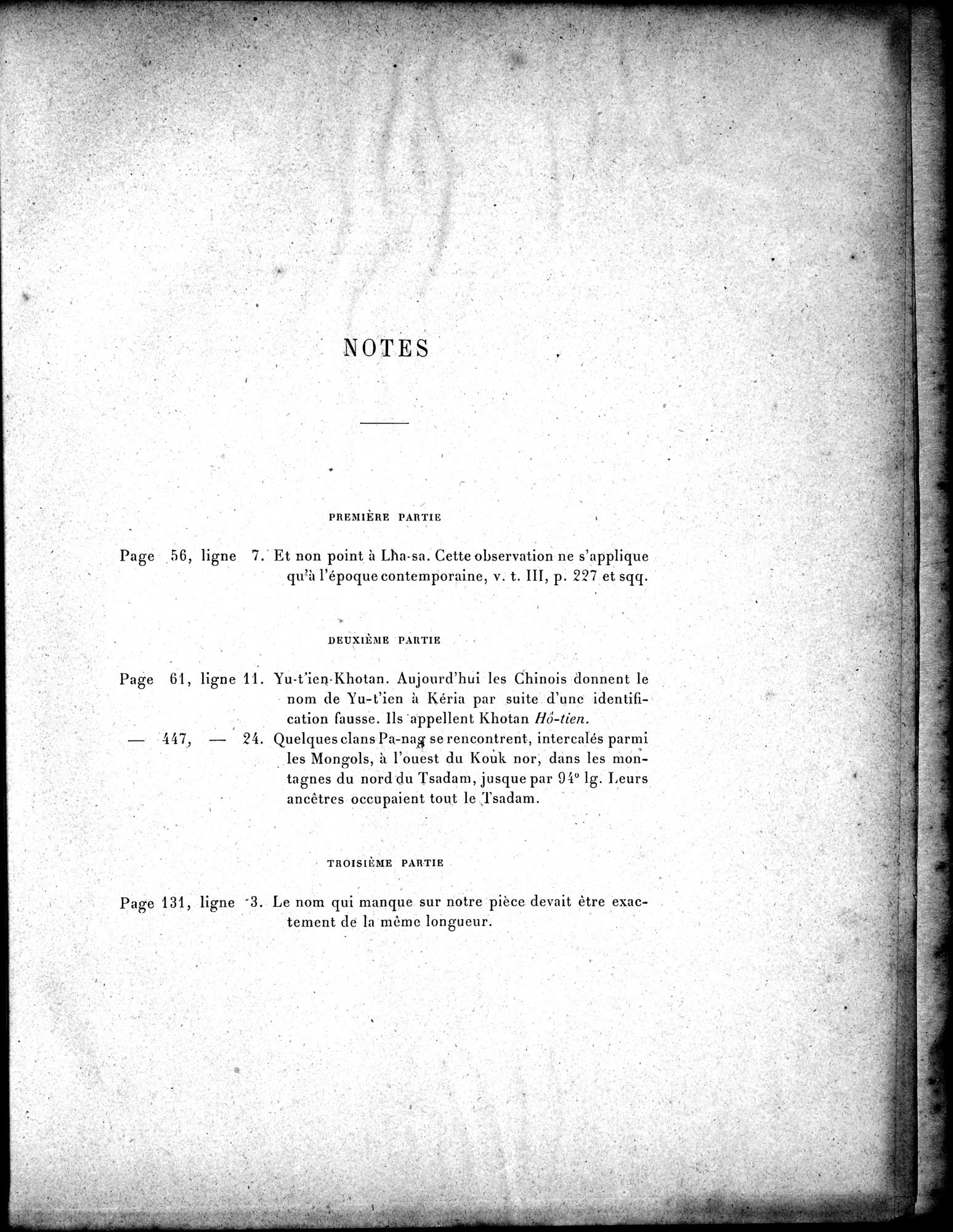 Mission Scientifique dans la Haute Asie 1890-1895 : vol.3 / Page 417 (Grayscale High Resolution Image)