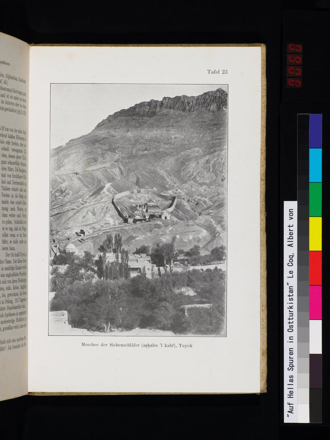 Auf Hellas Spuren in Ostturkistan : vol.1 / 119 ページ（カラー画像）
