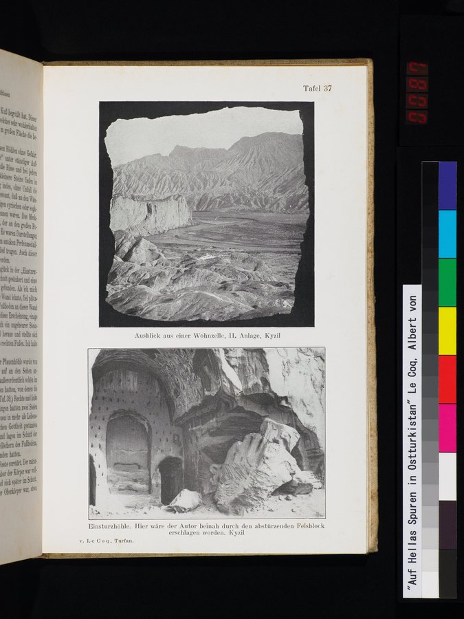 Auf Hellas Spuren in Ostturkistan : vol.1 / 173 ページ（カラー画像）