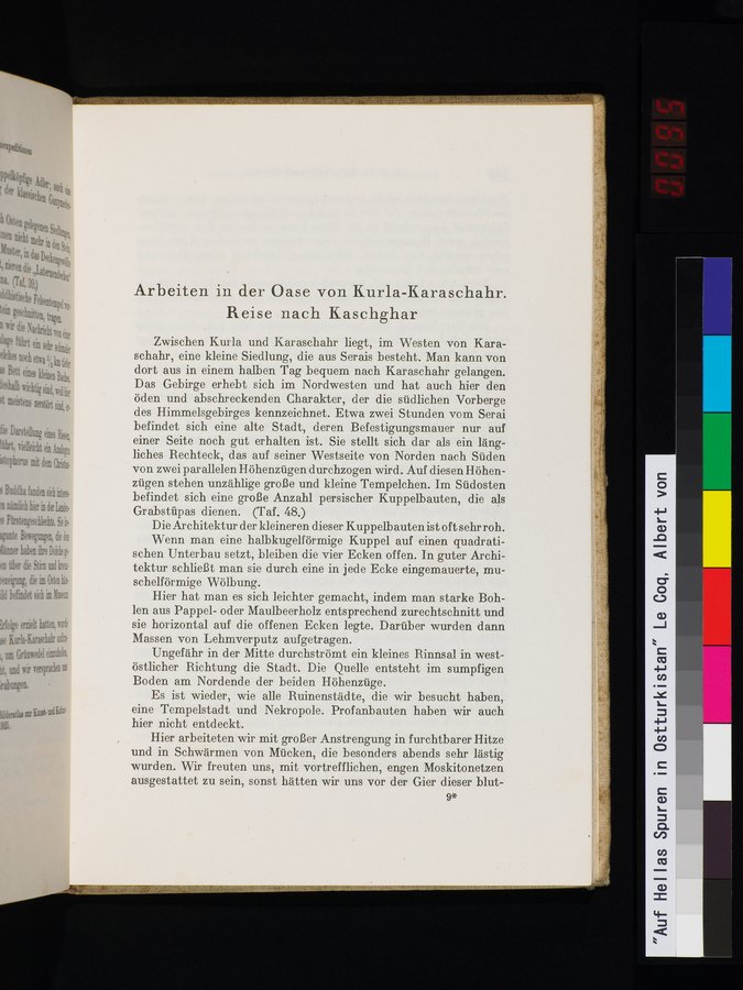 Auf Hellas Spuren in Ostturkistan : vol.1 / 189 ページ（カラー画像）