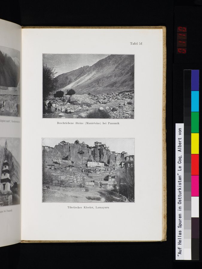 Auf Hellas Spuren in Ostturkistan : vol.1 / 219 ページ（カラー画像）