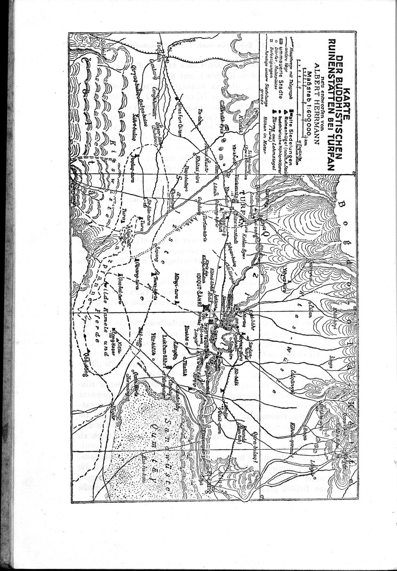 Auf Hellas Spuren in Ostturkistan : vol.1 / Page 58 (Grayscale High Resolution Image)