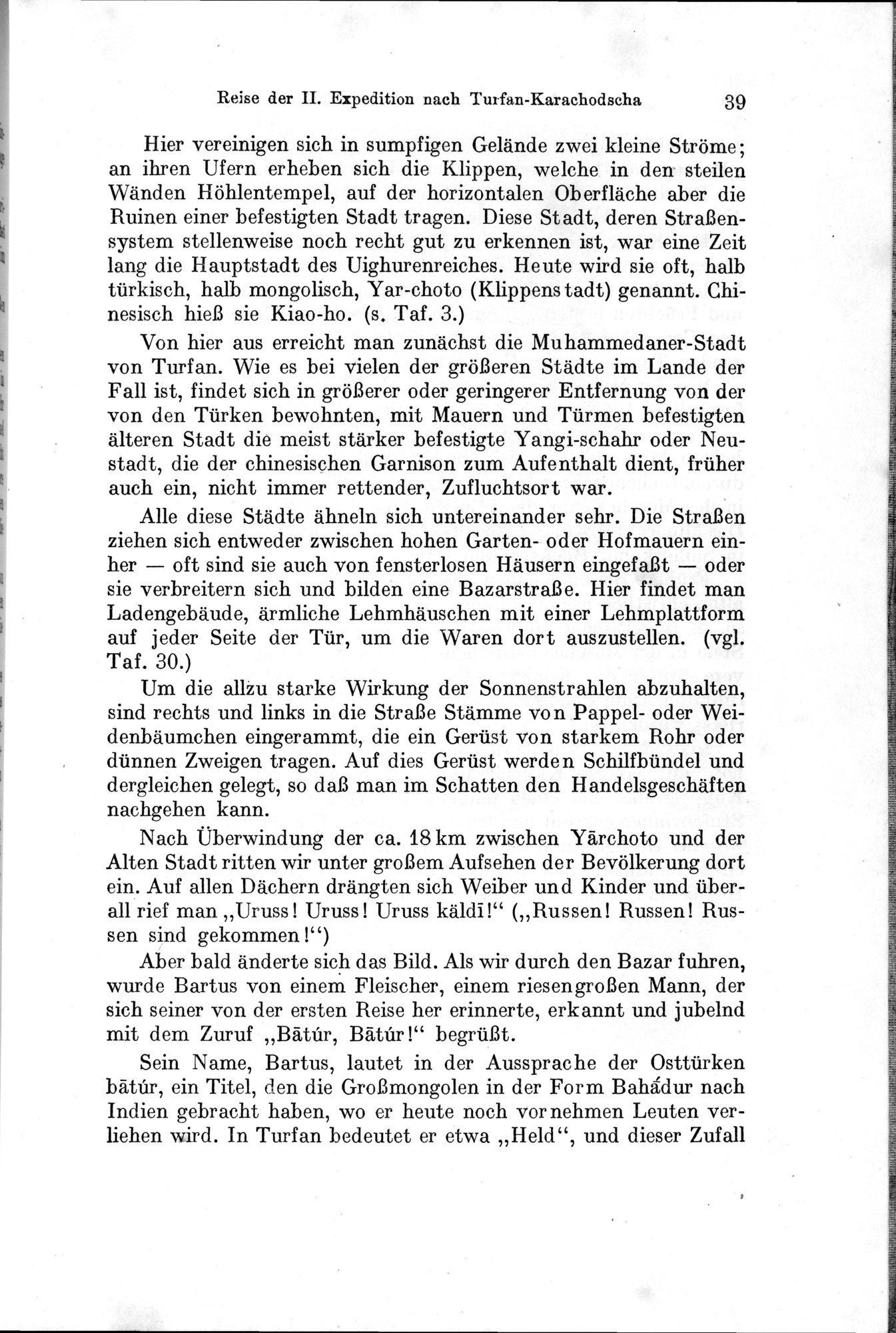 Auf Hellas Spuren in Ostturkistan : vol.1 / Page 61 (Grayscale High Resolution Image)