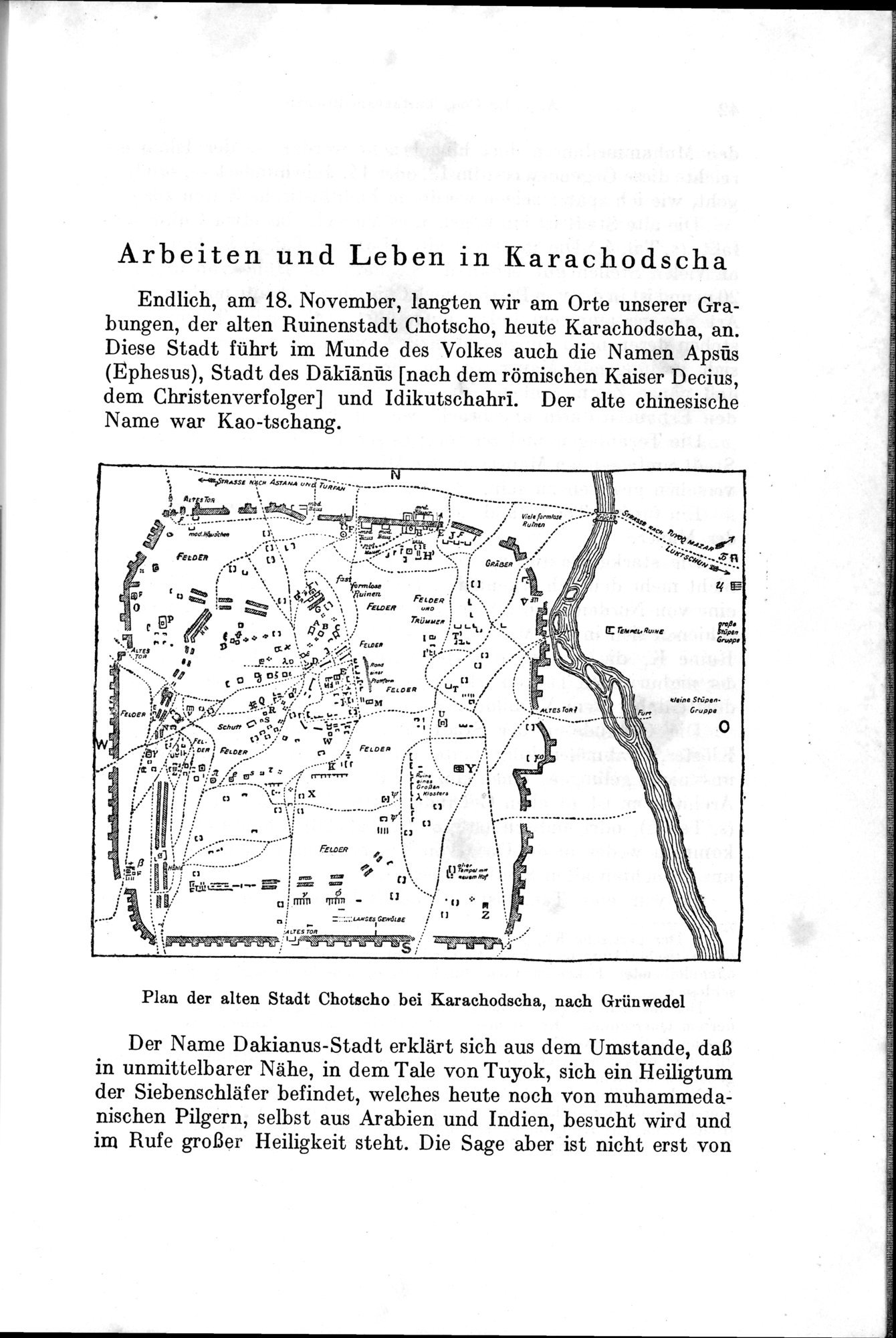 Auf Hellas Spuren in Ostturkistan : vol.1 / Page 67 (Grayscale High Resolution Image)