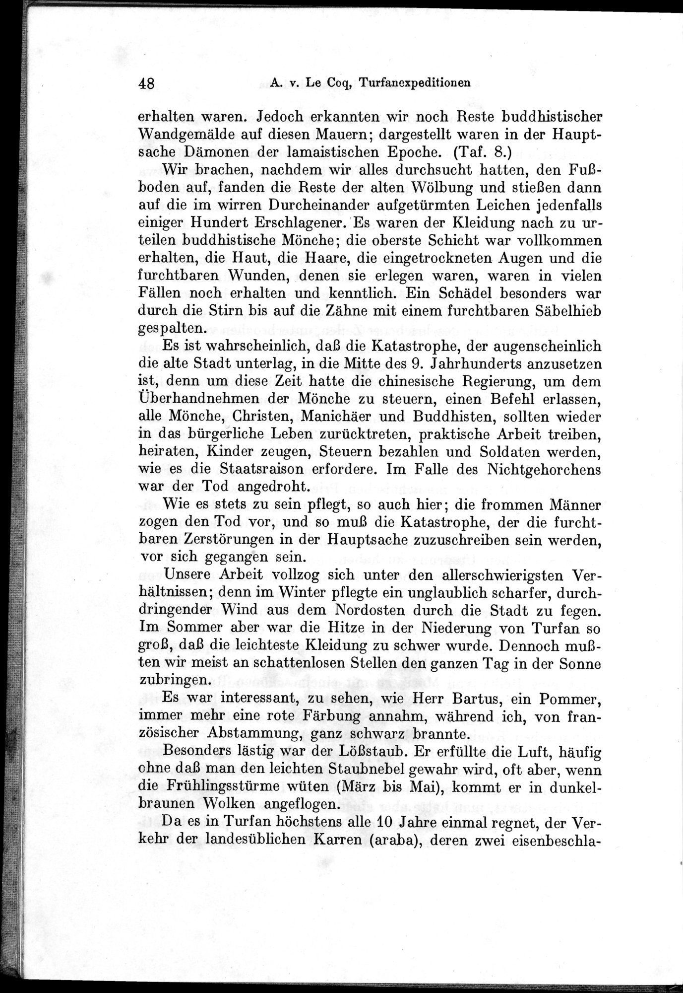 Auf Hellas Spuren in Ostturkistan : vol.1 / Page 74 (Grayscale High Resolution Image)