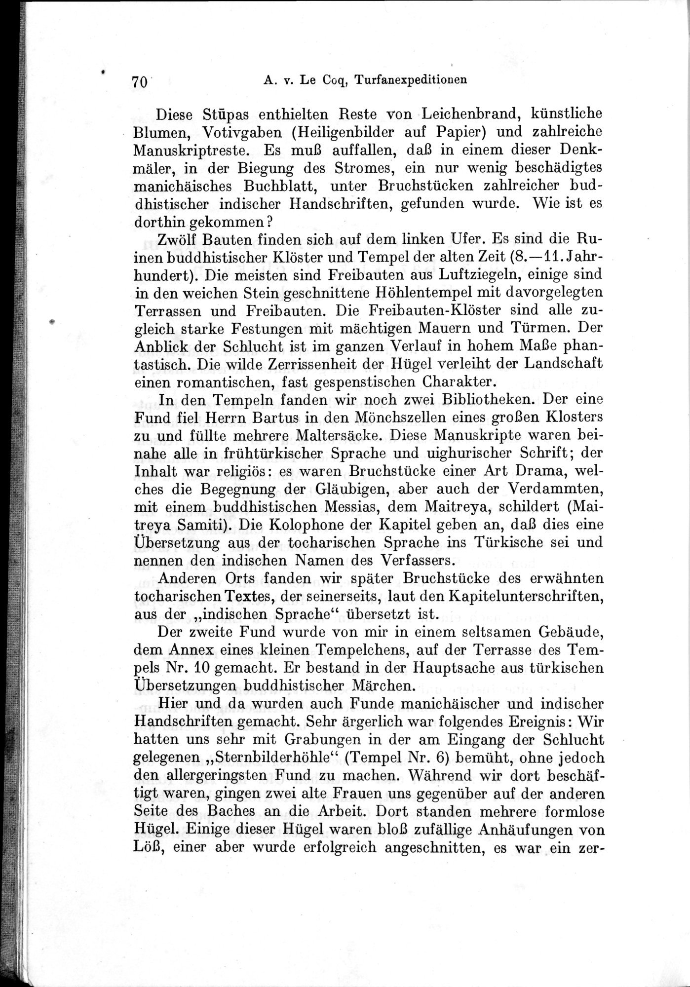 Auf Hellas Spuren in Ostturkistan : vol.1 / Page 104 (Grayscale High Resolution Image)
