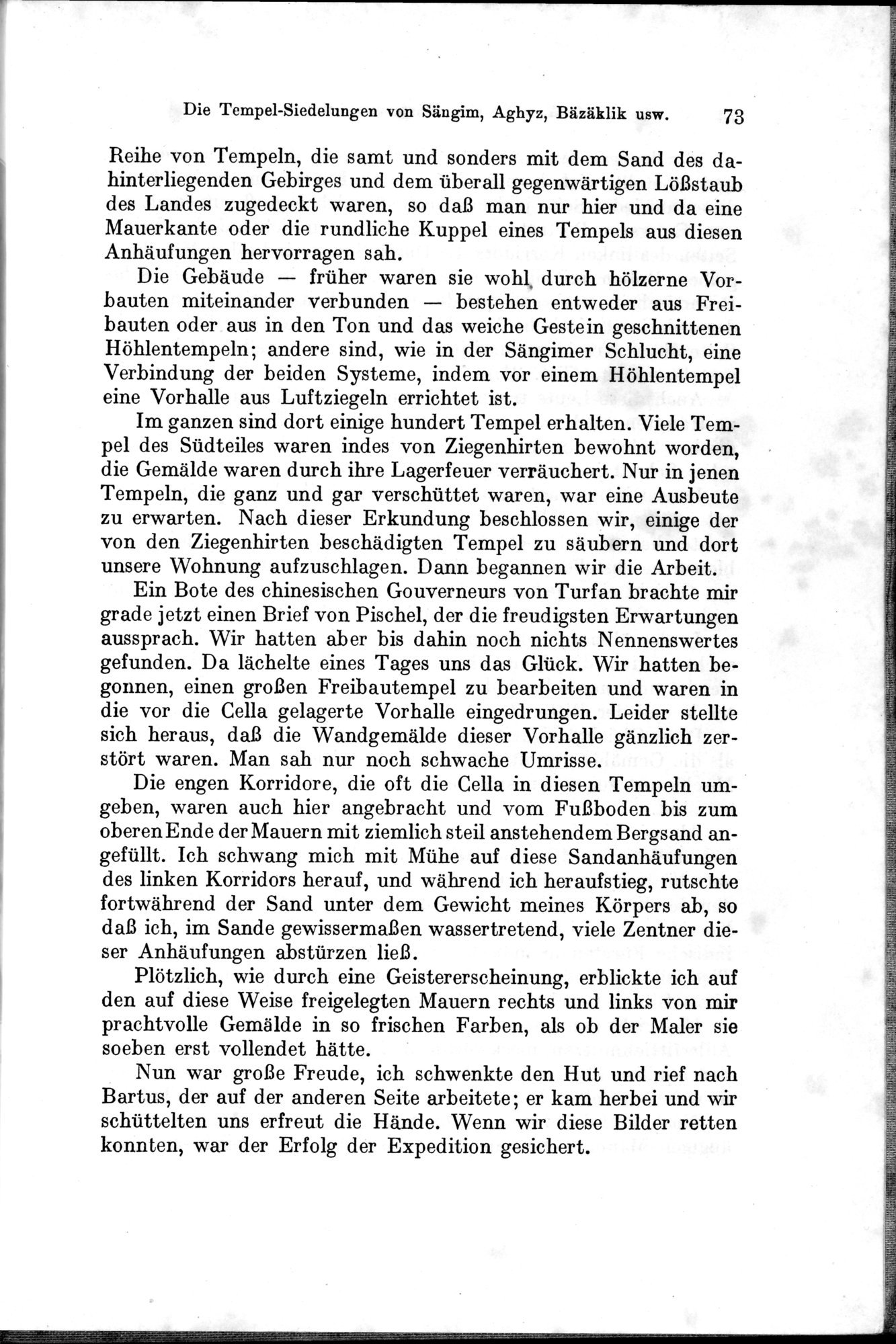 Auf Hellas Spuren in Ostturkistan : vol.1 / 111 ページ（白黒高解像度画像）