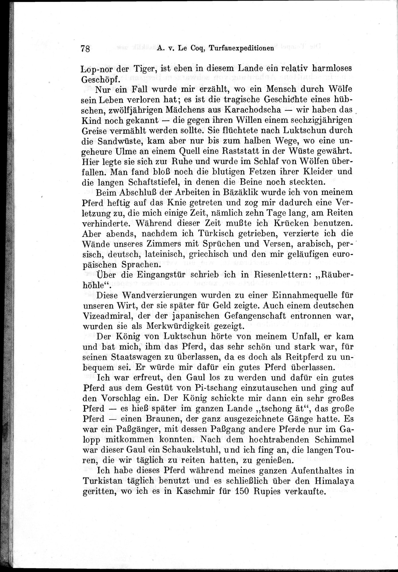 Auf Hellas Spuren in Ostturkistan : vol.1 / 116 ページ（白黒高解像度画像）