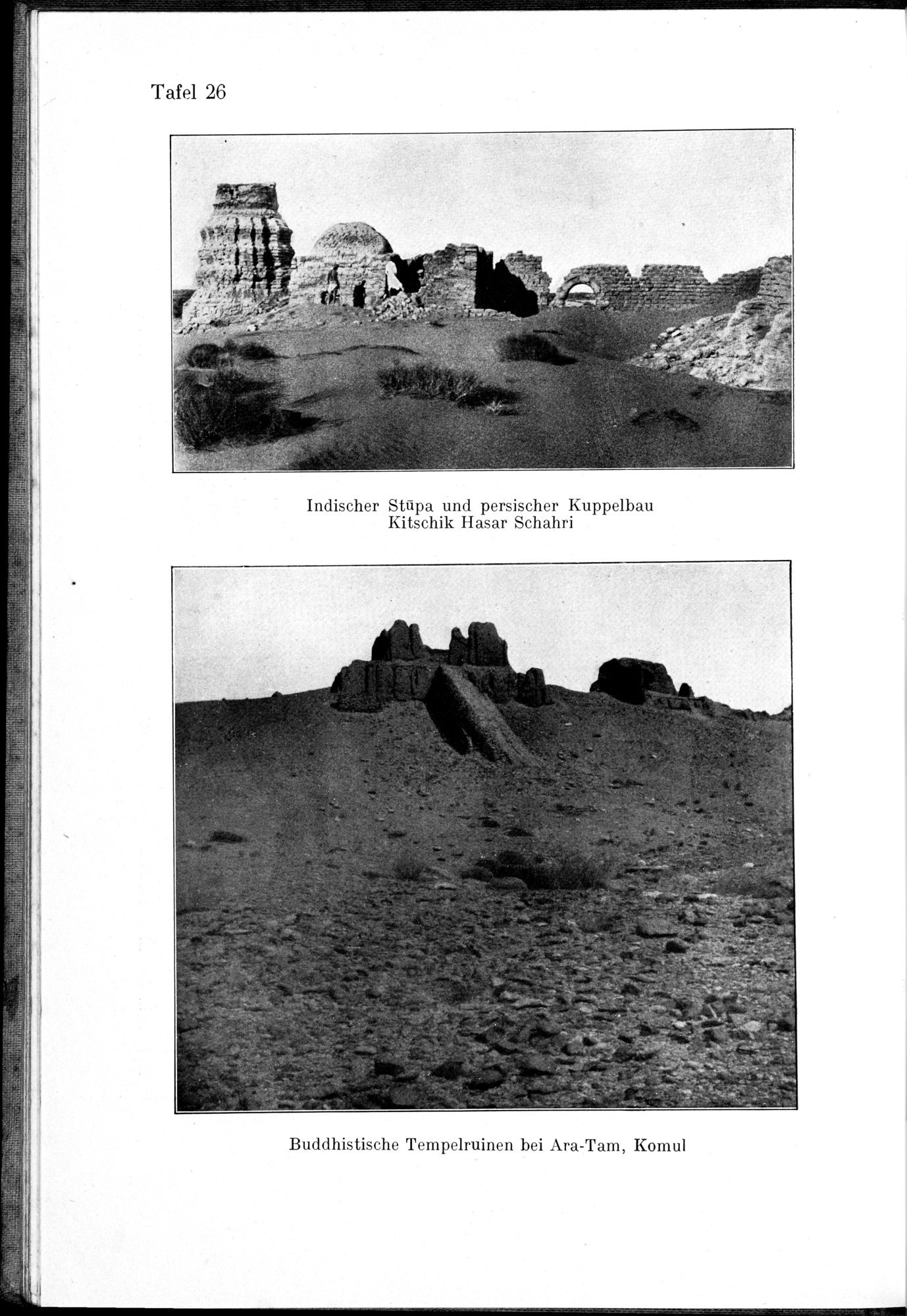 Auf Hellas Spuren in Ostturkistan : vol.1 / Page 130 (Grayscale High Resolution Image)